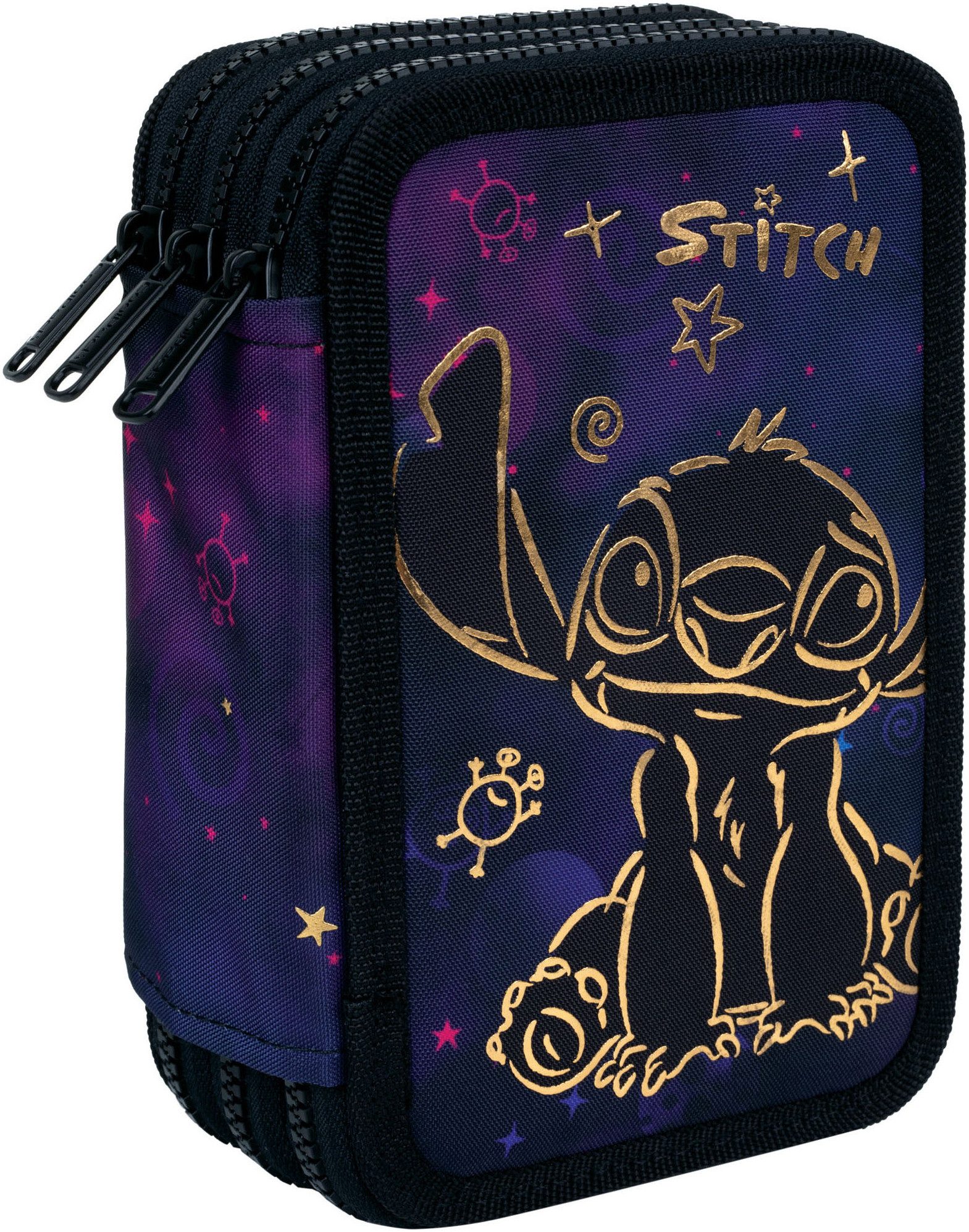 CoolPack Federmäppchen Jumper 3, Stitch, gold