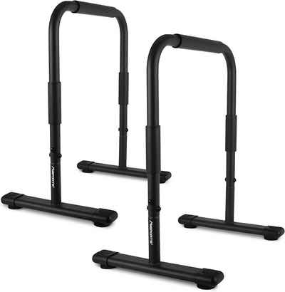 MSports® Liegestützgriffe Dip Barren Fitness Parallettes (Paar) 80x65 cm