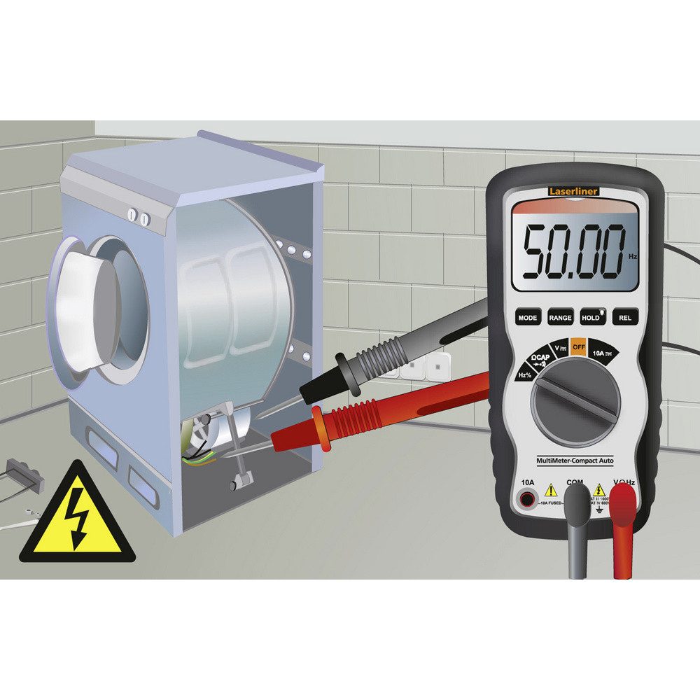 LASERLINER Spannungsprüfer Laserliner MultiMeter-Compact Hand-Multimeter, (MultiMeter-Compact)
