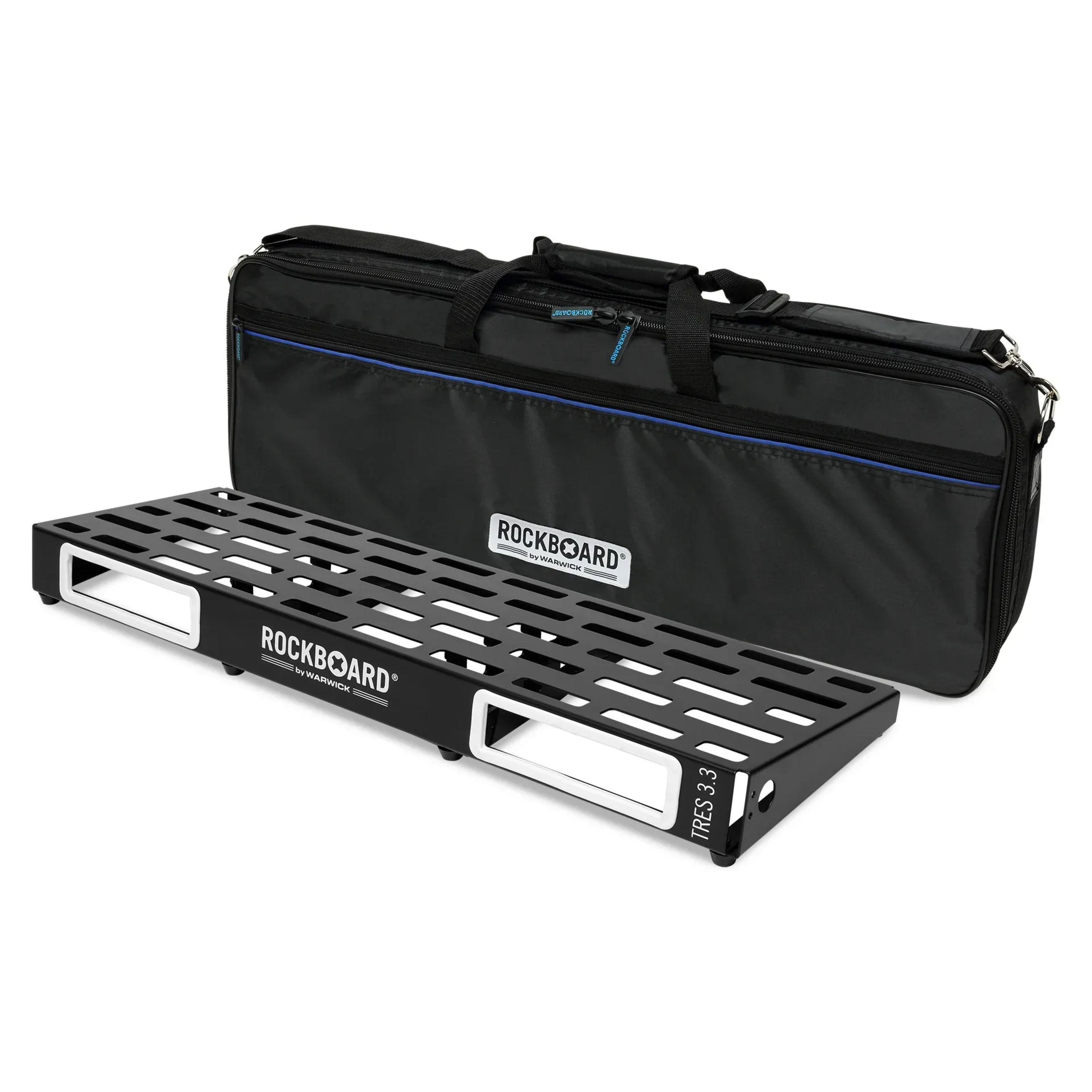 Rockboard Musikinstrumentenpedal, (Effekte, Pedalboards), Tres 3.3 with Gigbag - Pedalboard für Gitarren