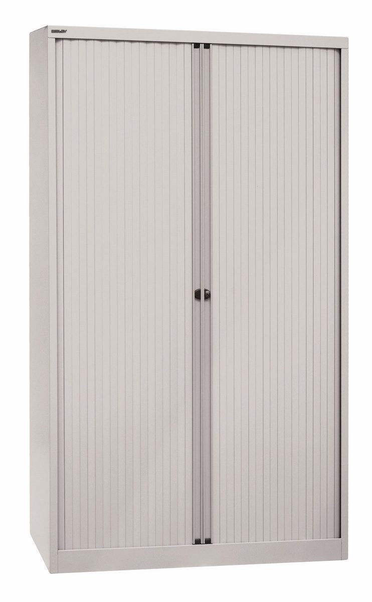 Bisley Rollladenschrank Rollladenschrank EuroTambour in Lichtgrau günstig online kaufen