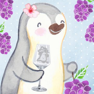 Mr. & Mrs. Panda Rotweinglas Axolotl Tequila, Rotwein Glas, Weinglas mit Gravur, Hochwertige, Premium Glas, Unikat durch Gravur