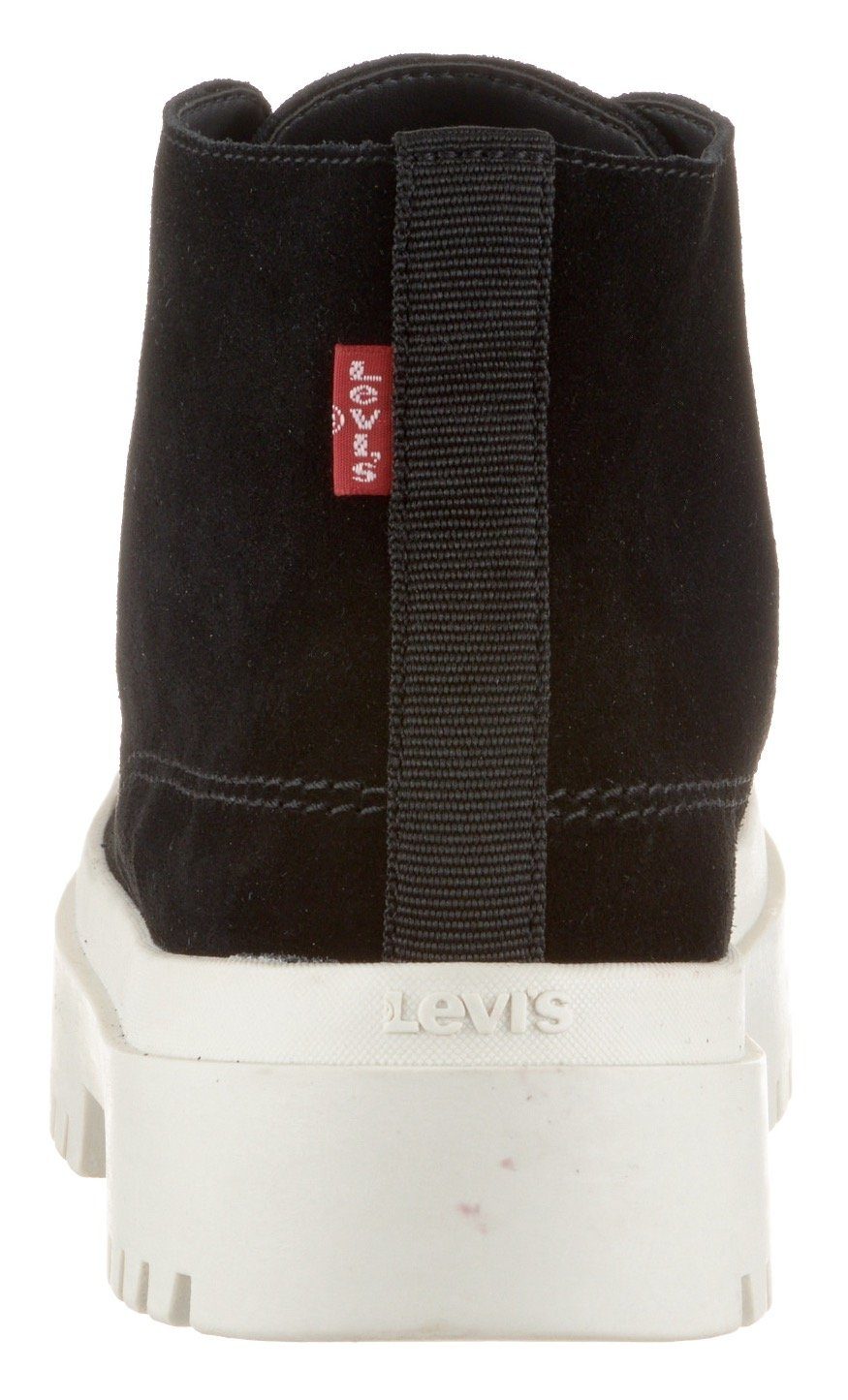 Levi's® PATTON Schnürboots schwarz mit Logo-Aufnäher