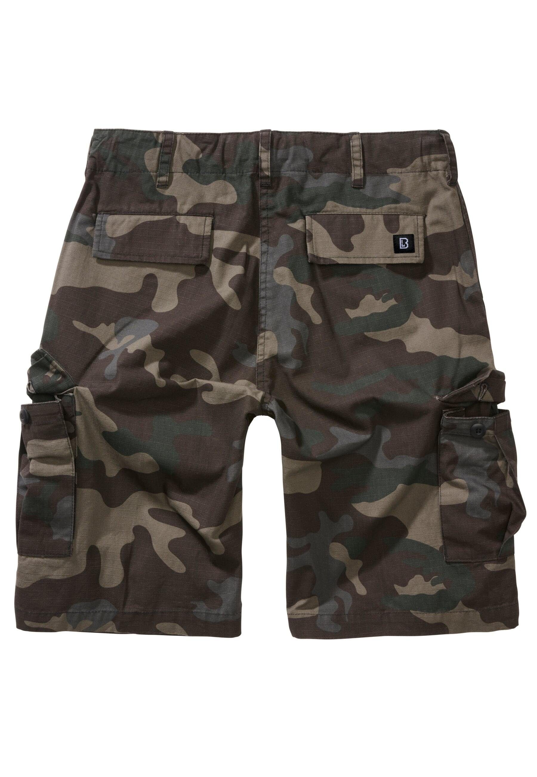 Stoffhose Ripstop Kids (1-tlg) BDU Shorts Unisex Brandit darkcamo