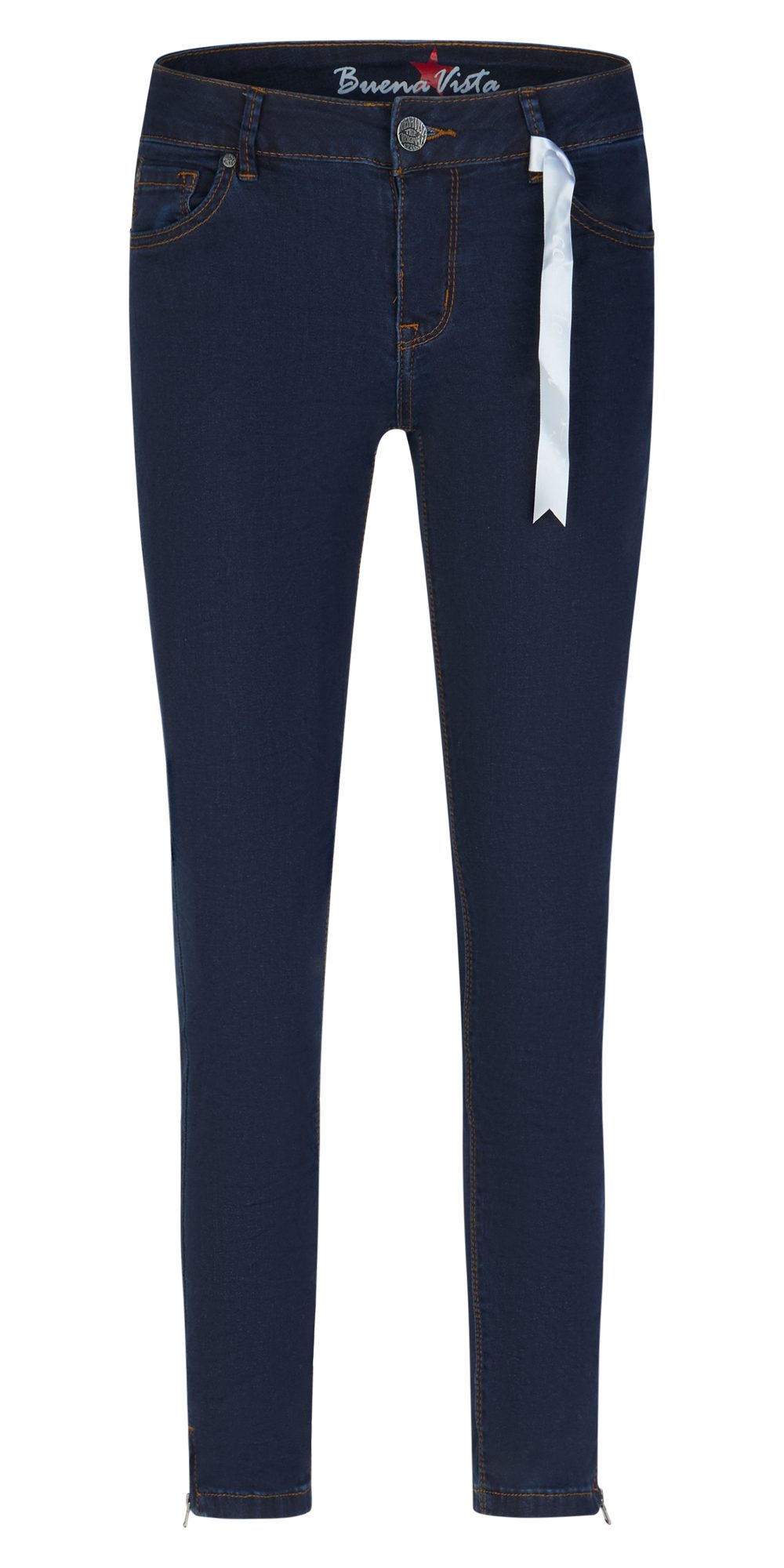 Stretch-Jeans BUENA VISTA Italy V 7/8 raw blue 2509 B5311 102.6958 - Cozy Denim