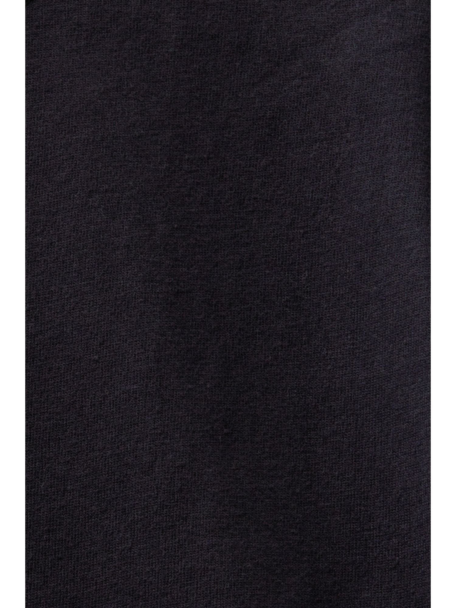 Rundhalsausschnitt (1-tlg) BLACK Langarmshirt mit Esprit Longsleeve