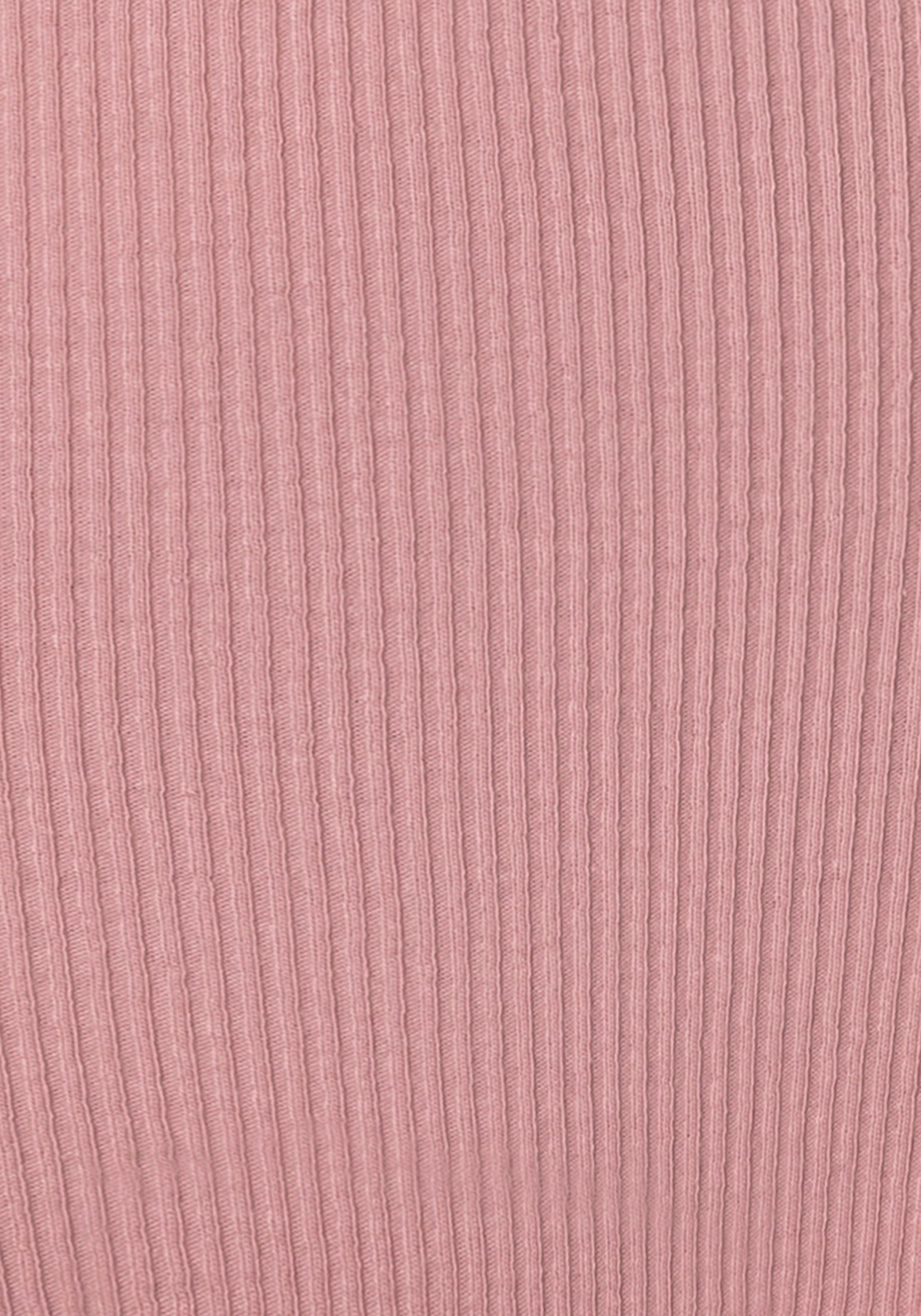 s.Oliver Brasilslip aus modischer Ripp-Qualität rosa