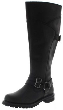 HARLEY-DAVIDSON D84325 Damen Engineerstiefel Schwarz Bikerboots