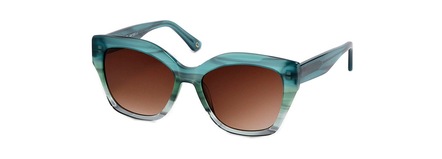 GERRY WEBER Sonnenbrille Trendige, farbige Damenbrille, Vollrand