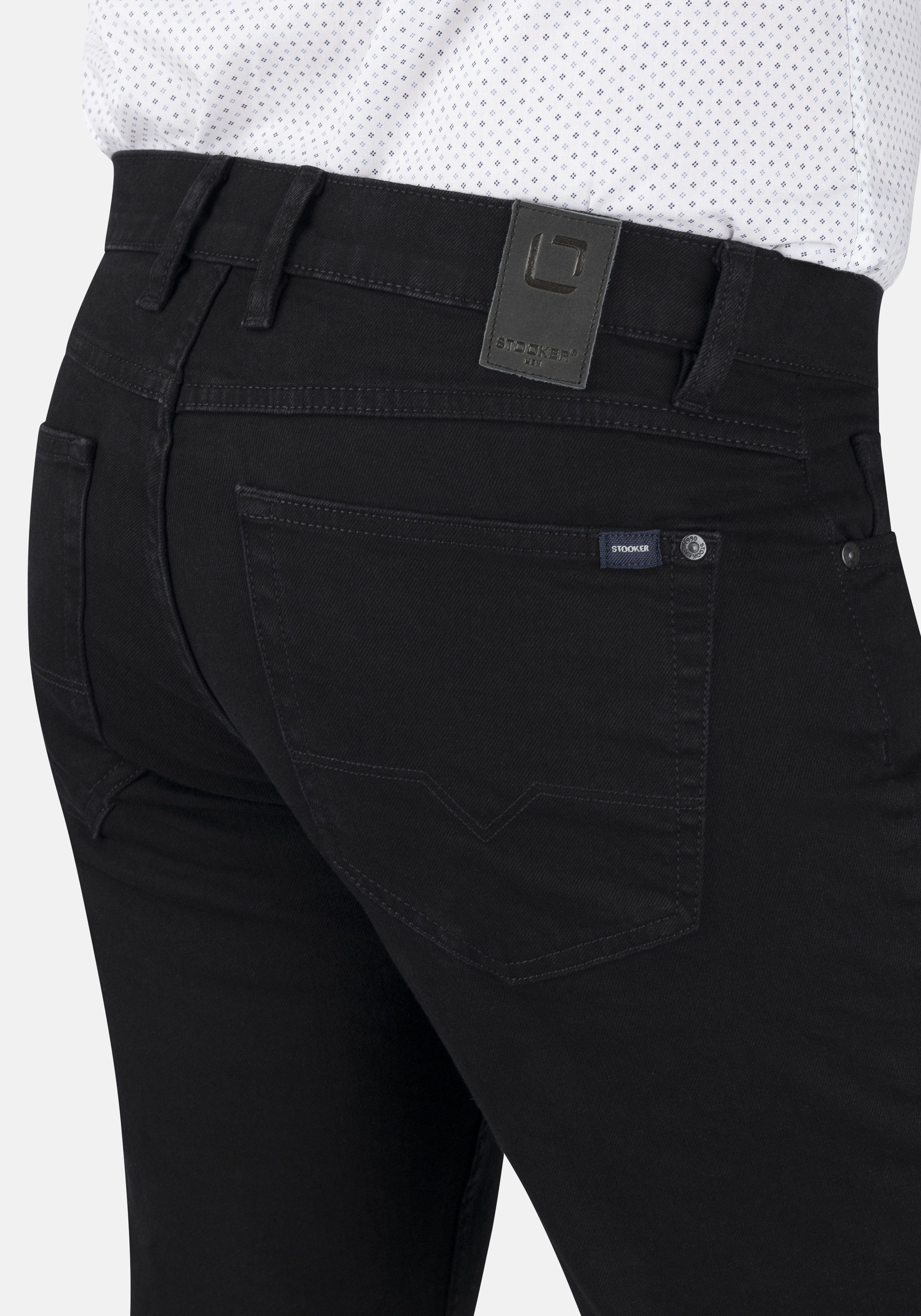 Stooker Men 5-Pocket-Hose Frisco Denim Straight Fit Jeans Straight Fit Casual Clean Wash Twill Coloured Comfort Flex! für Herren