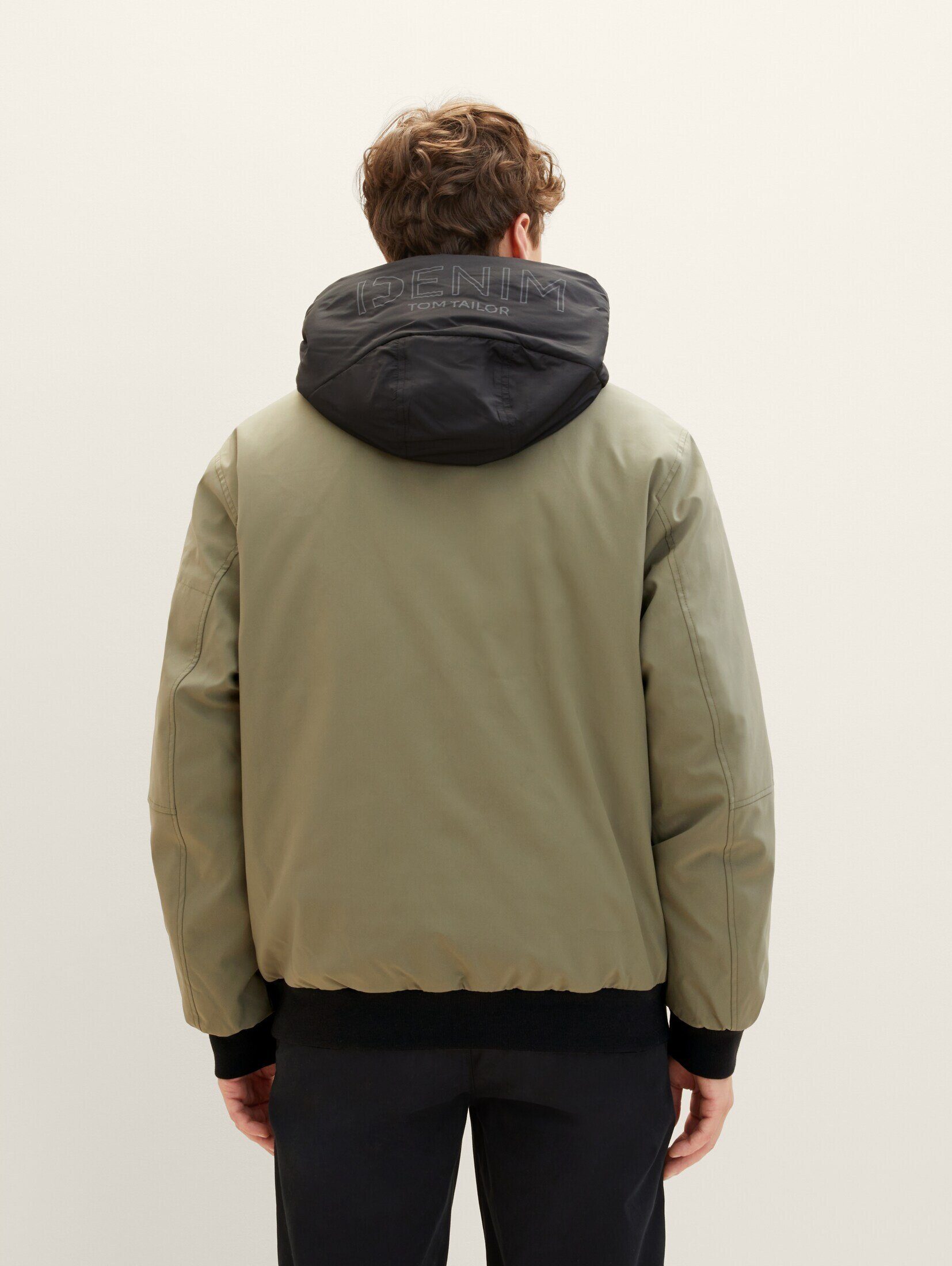 Olive Jacke Green Denim Softshell TAILOR Dusty Winterjacke TOM