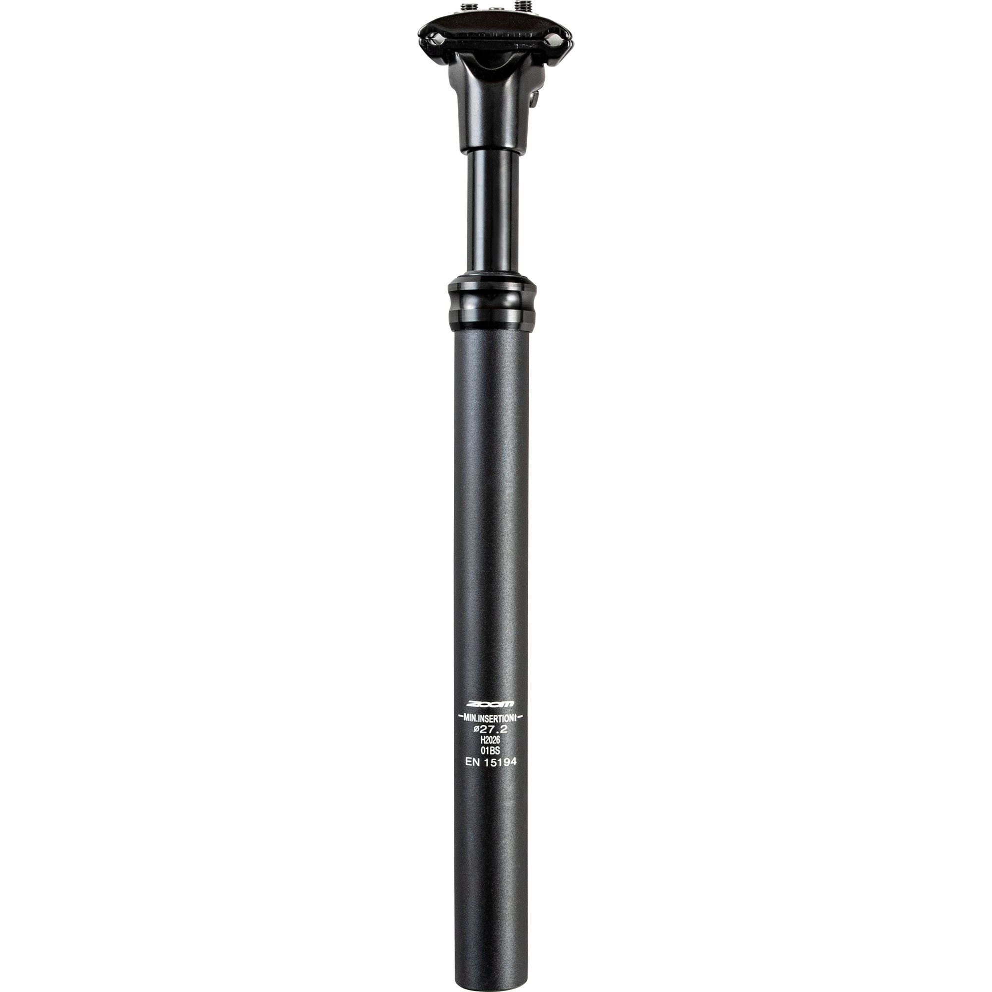 ZOOM Sattelstütze Federsattelstütze (350 mm27.2 mm, 1 St), Aluminium gefederte Sattelstütze Fahrrad E Bike einstellbar 350 mm