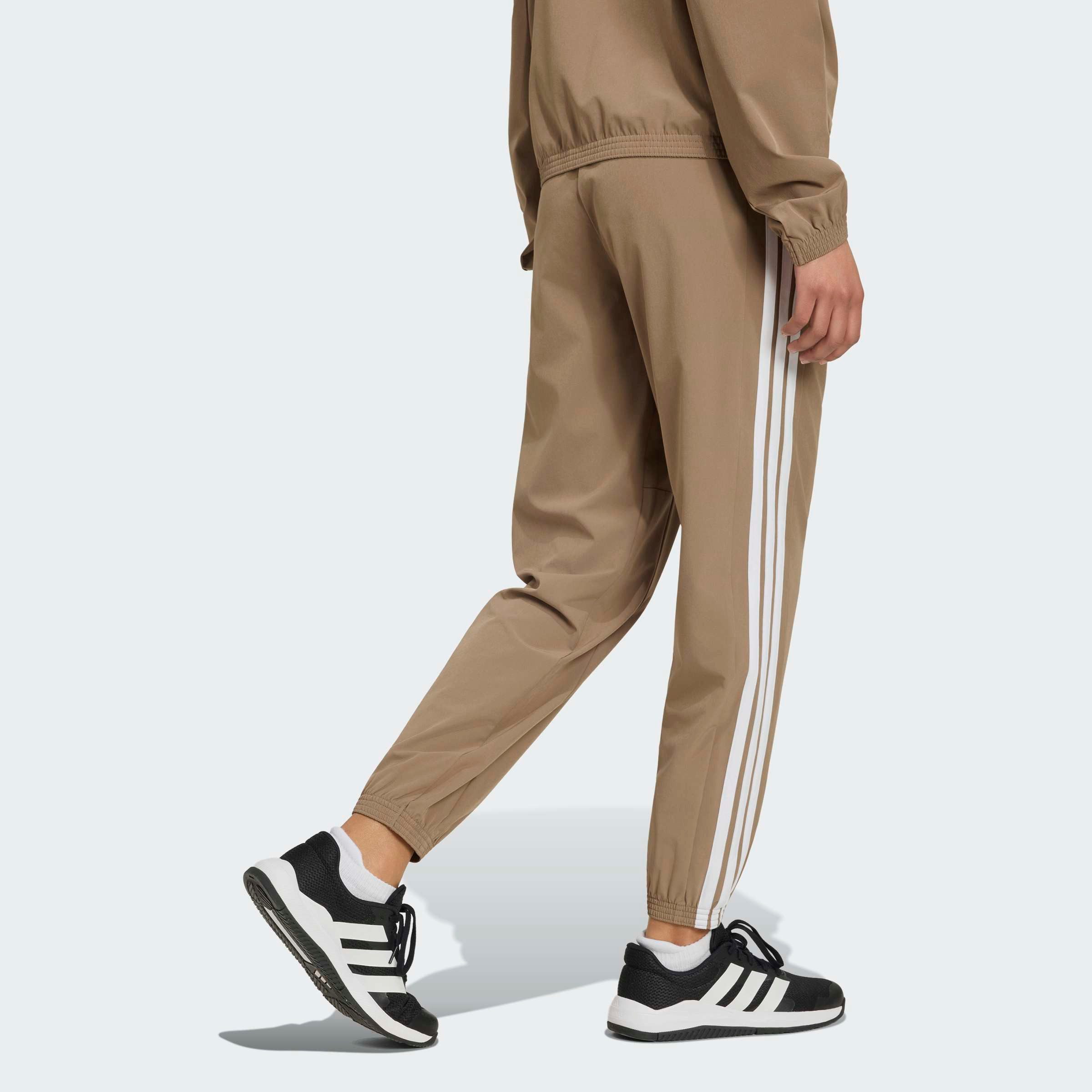 adidas Performance Sporthose TRAIN ESSENTIALS 3-STREIFEN WOVEN