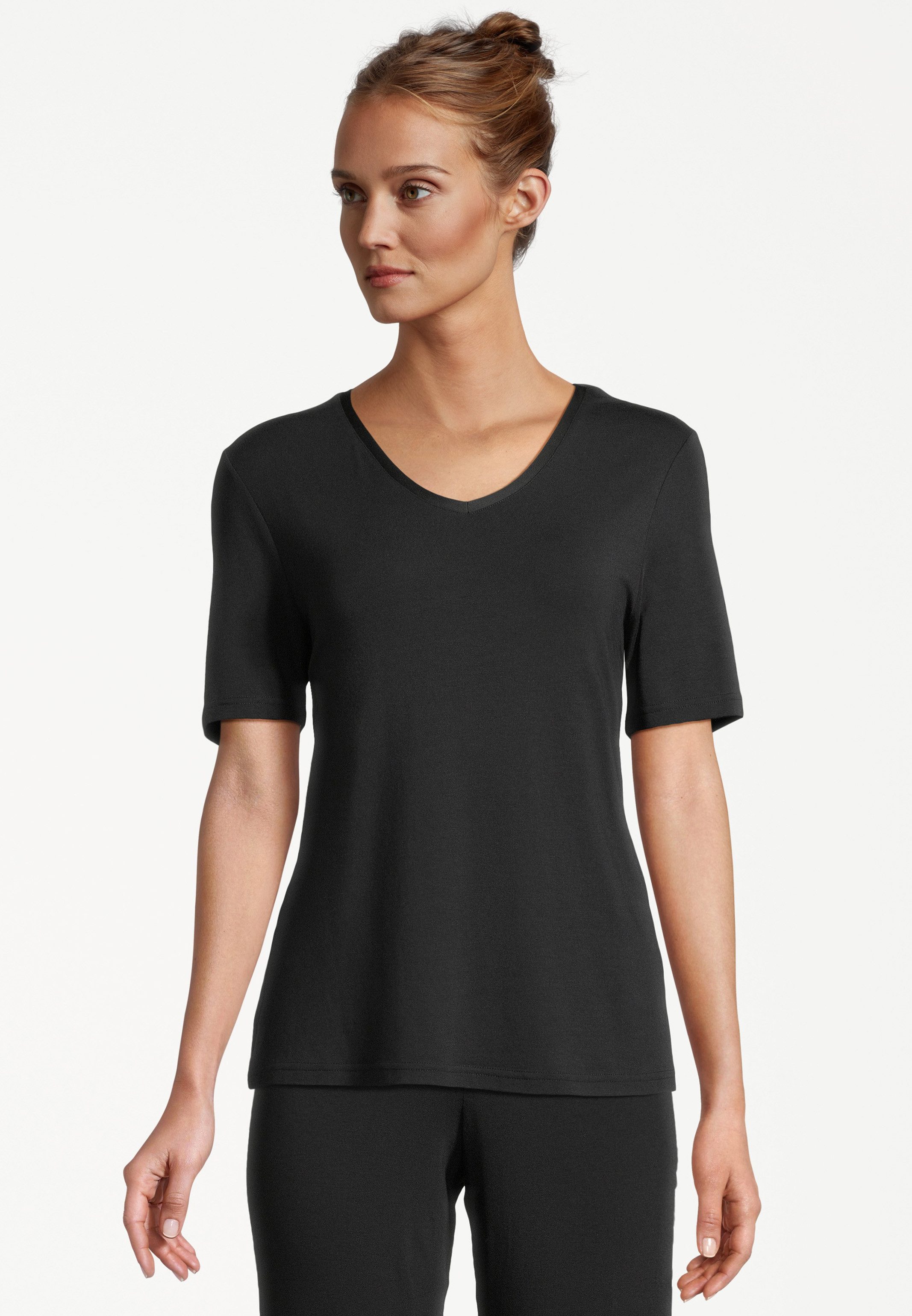 Nina Von C. Pyjamaoberteil Loungewear Modal (1-tlg) Schlafanzug Oberteil - Thermoregulierend - Weiches Material