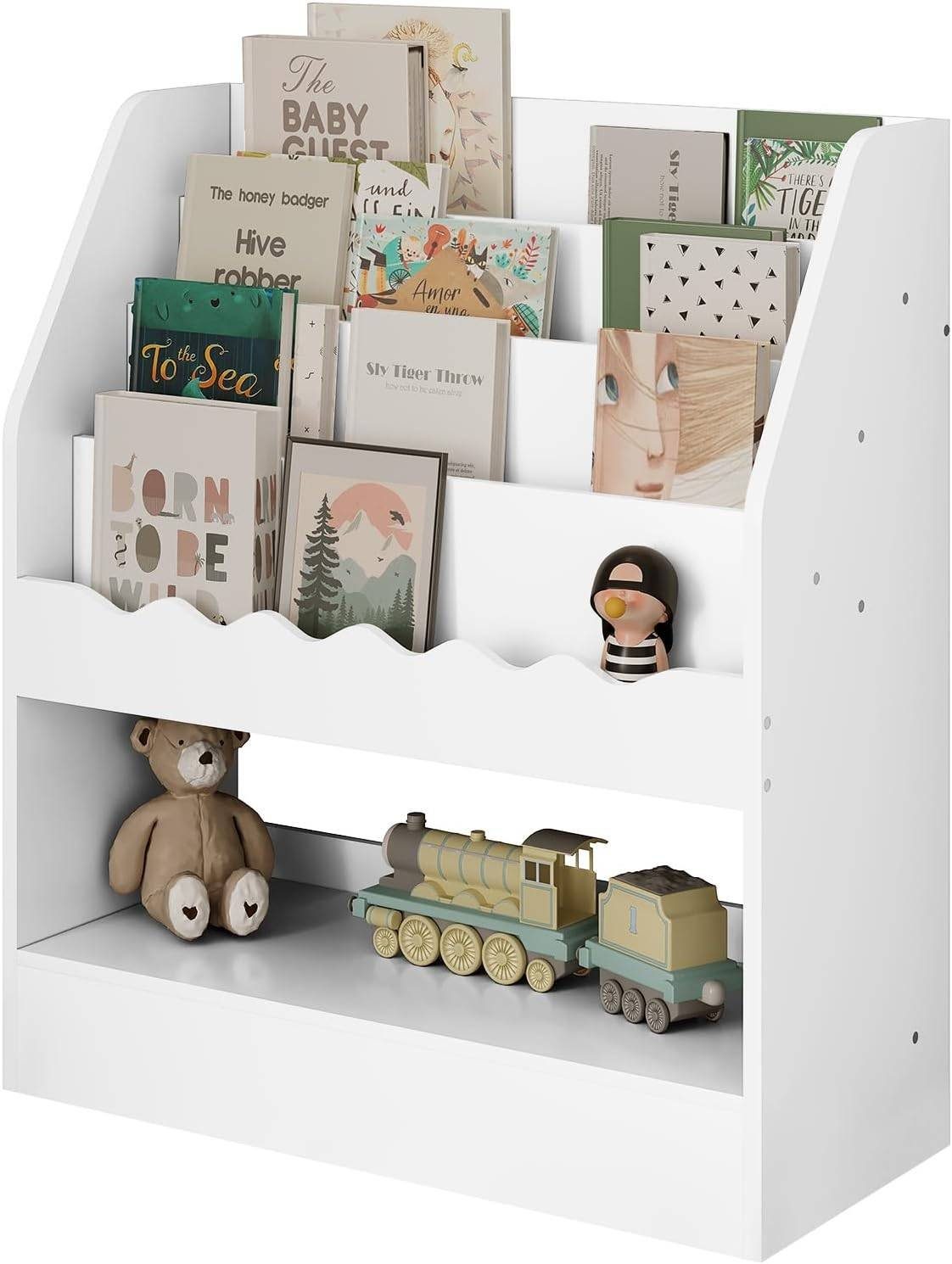 Woltu Bücherregal, 1-tlg., Kinderregal mit 5 günstig online kaufen