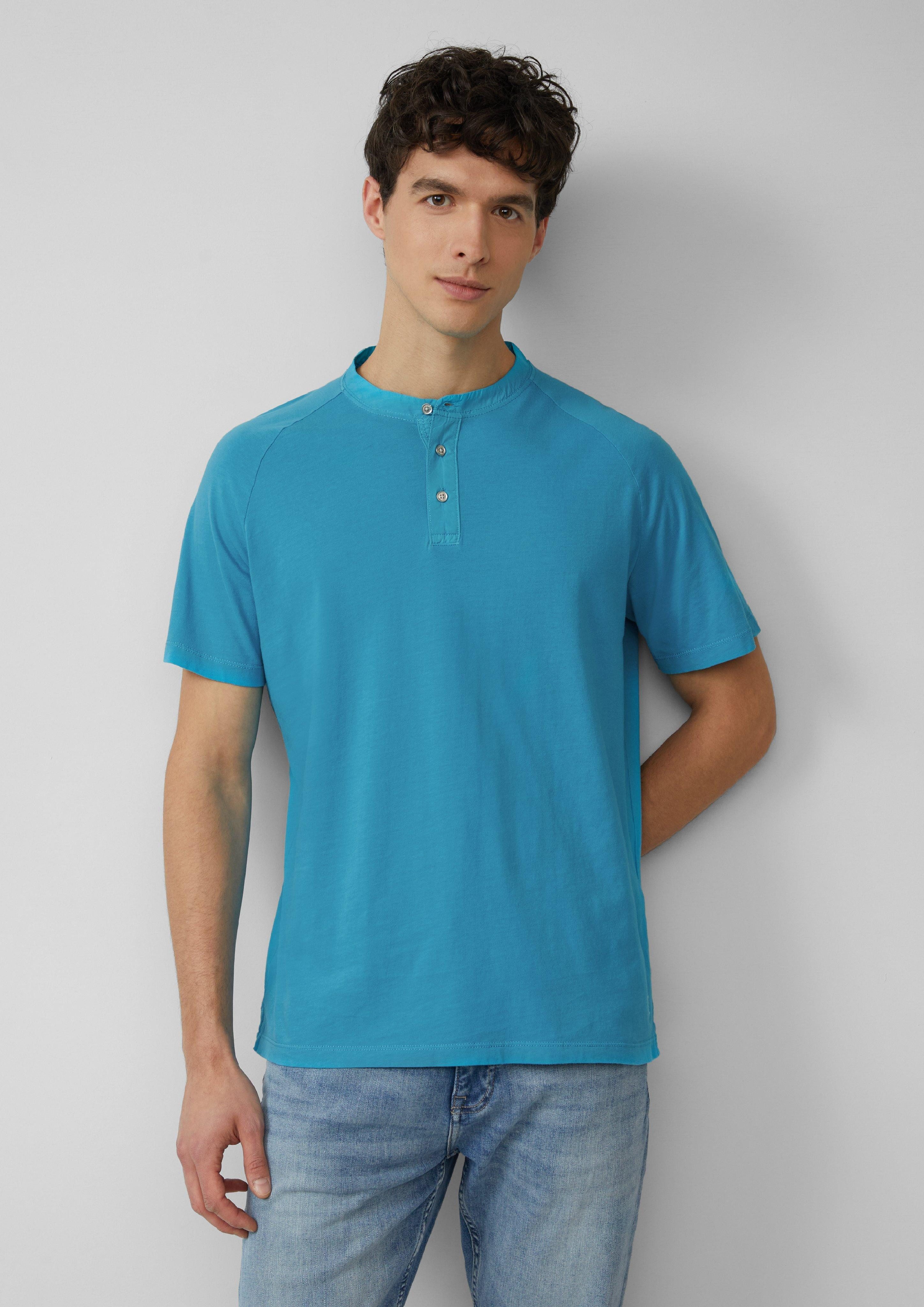s.Oliver Kurzarmshirt Henley-T-Shirt mit Raglanärmeln und günstig online kaufen