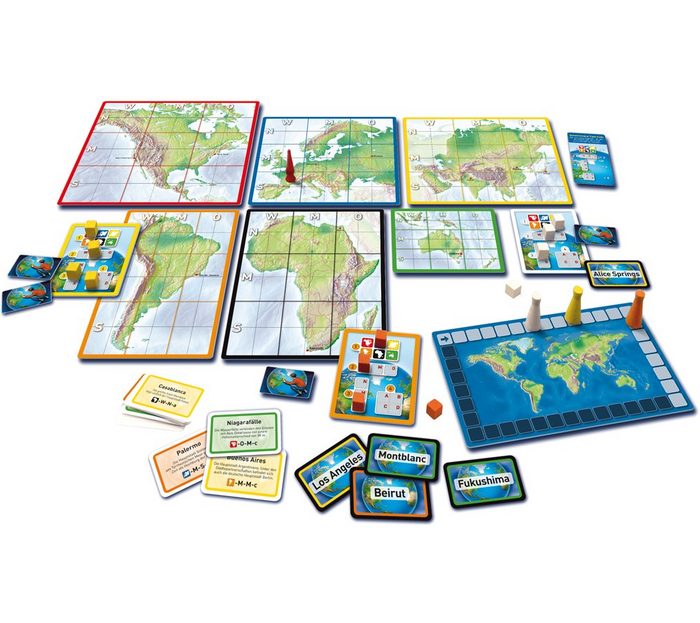 Kosmos Spiel Geografie-Spiel Die Welt - Singapur wo liegt das nur? Made in Germany QI10391