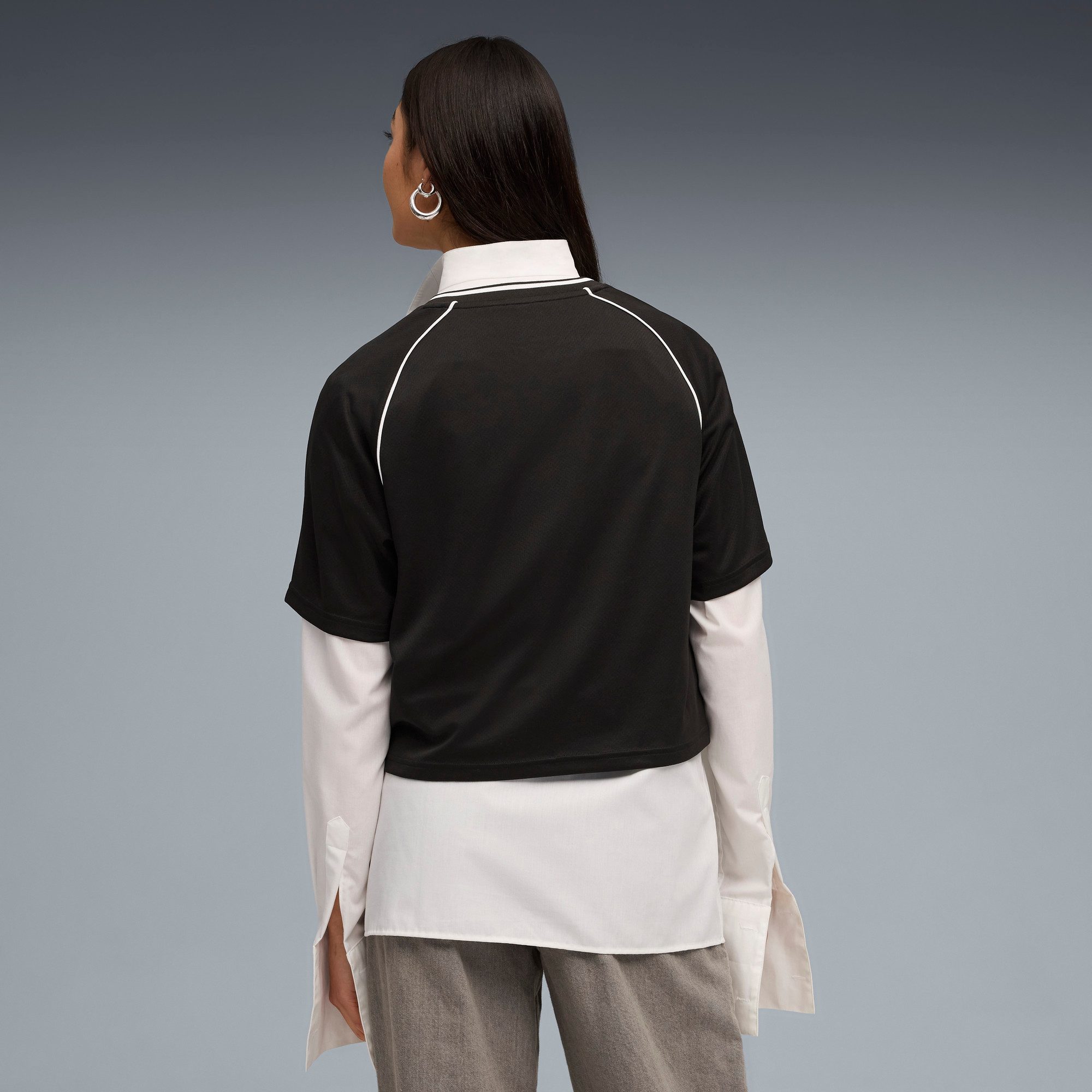 PUMA T-Shirt ESS RELAXED CROPPED FOOTBALL JERSEY mit DryCELL-Technologie, a günstig online kaufen