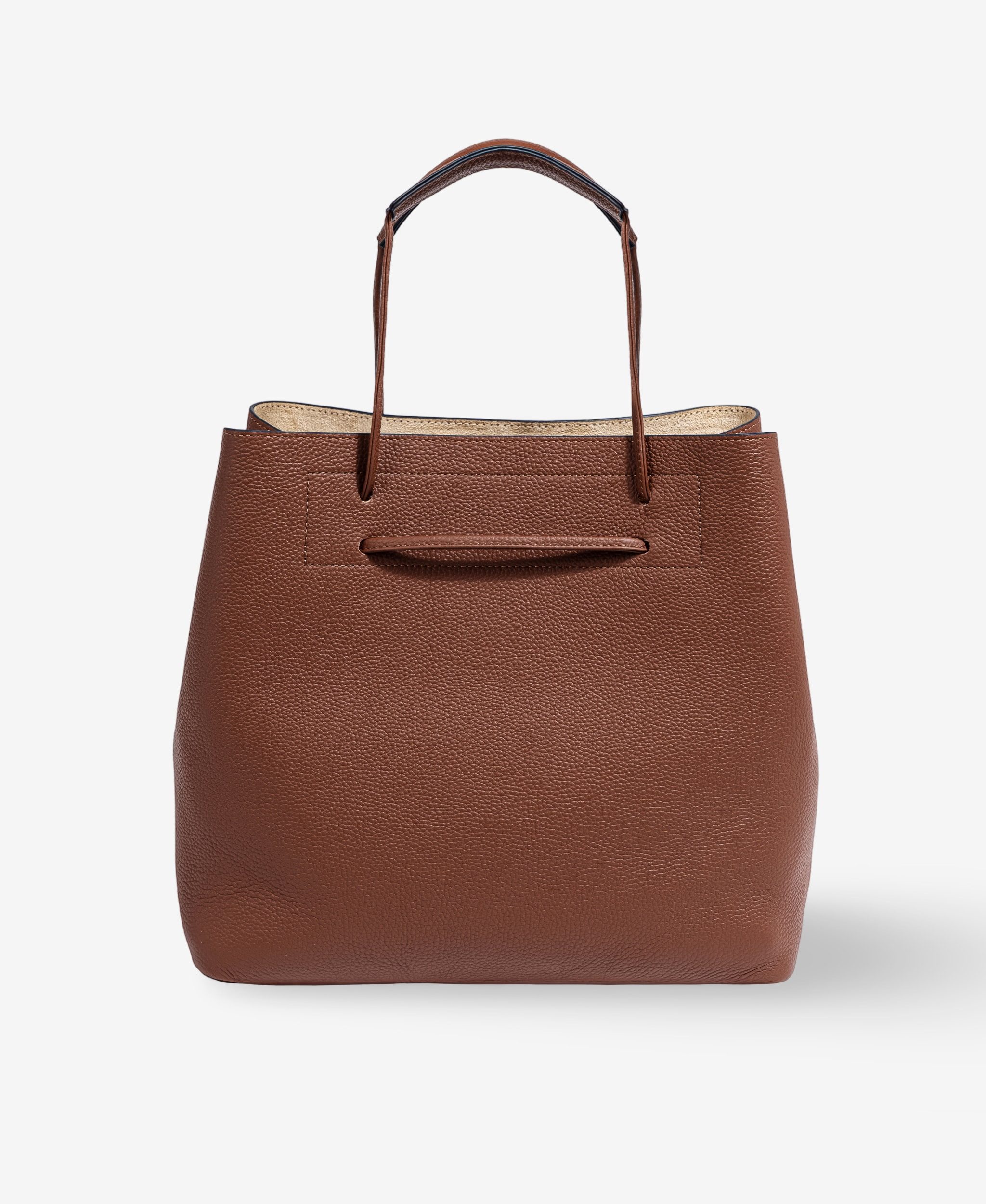 GLAMIRA Handtasche Lysandra Braune Schultertasche (1-tlg), echt Leder