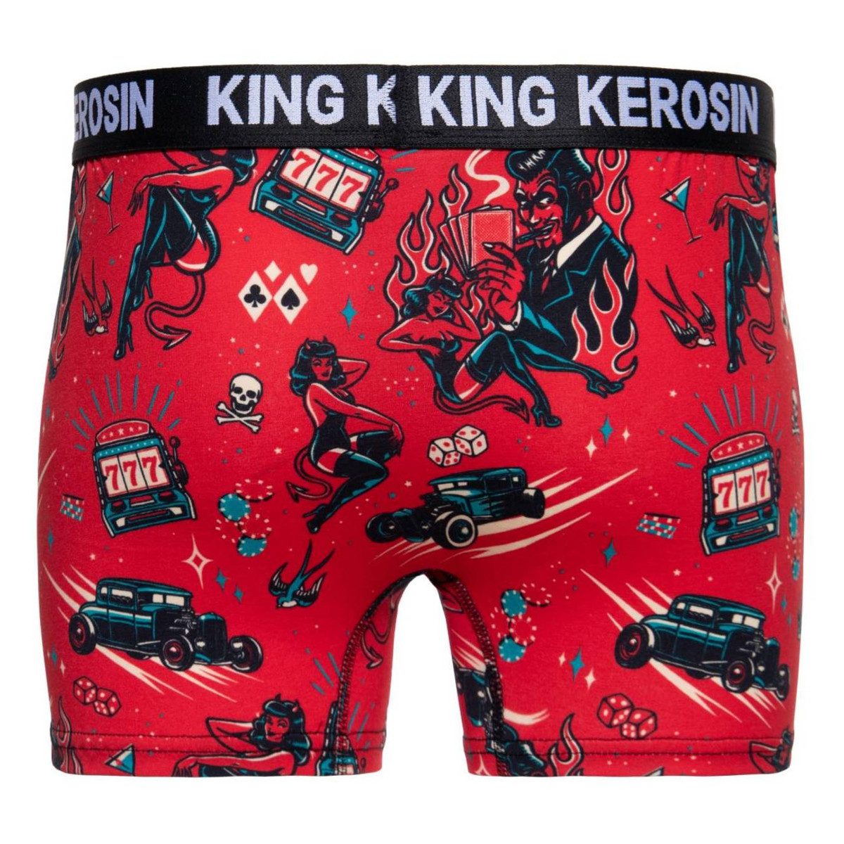 King Kerosin Boxershorts King Kerosin Herren Boxershorts "Rockabilly Devil günstig online kaufen