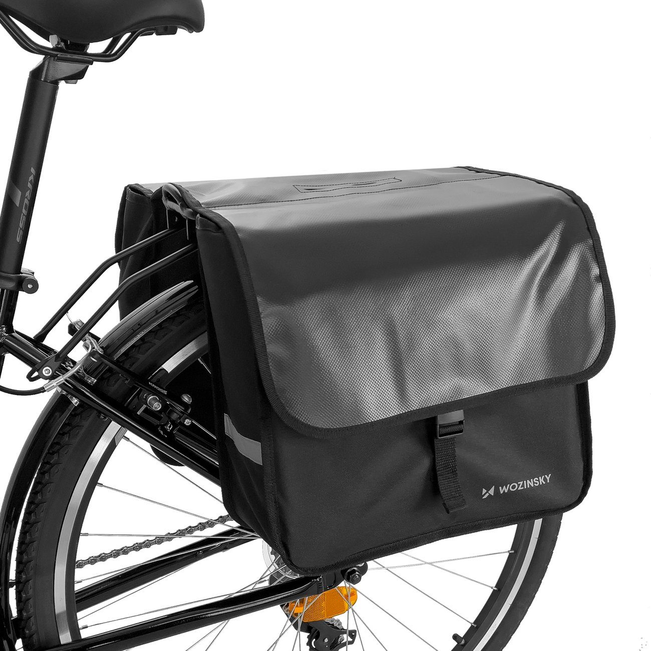 Wozinsky Fahrradtasche Fahrradtasche Gepäckträger Wasserdichte für Fahrrad MTB, 28 L