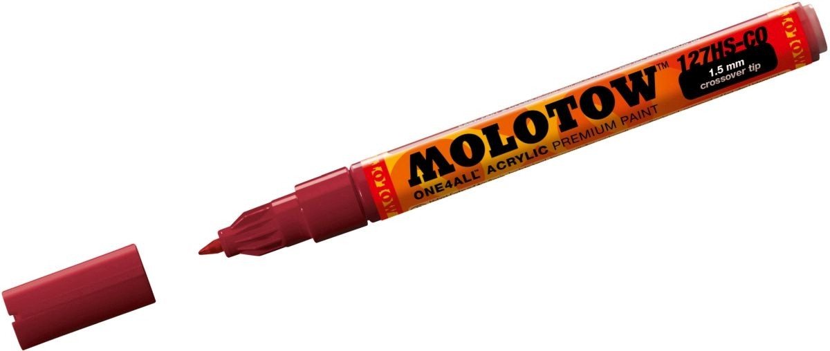 Thumbnail - MOLOTOW Permanentmarker Permanentmarker One4All 127 HS-CO nachfüllbar 1,5mm burgundrot
