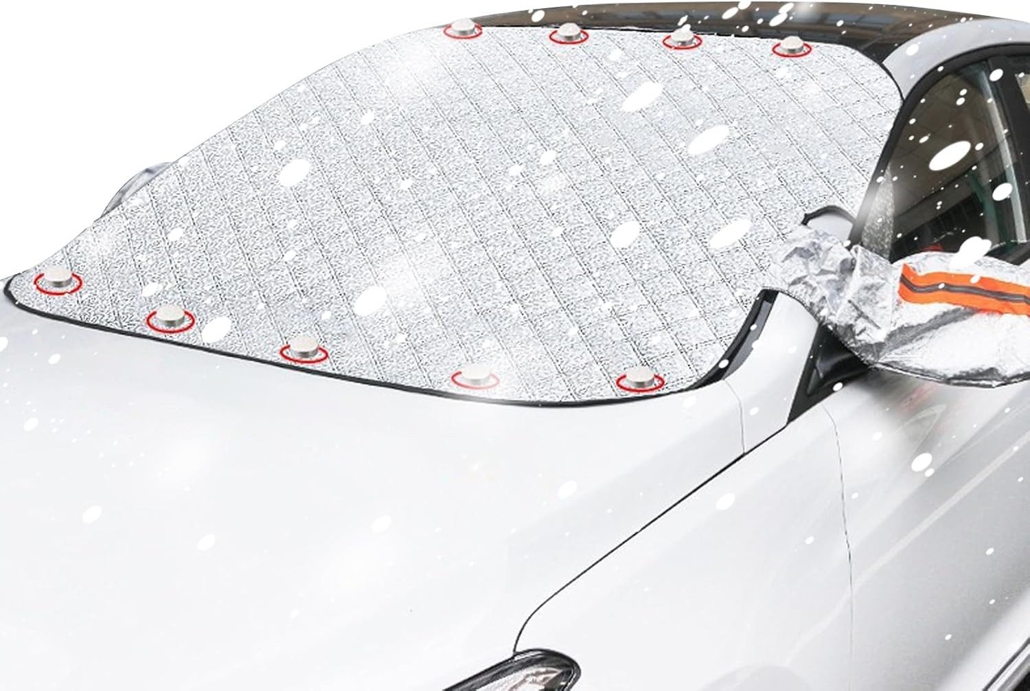 Frontscheibenabdeckung Frontscheibenabdeckung Auto Faltbare mit Magnet Fixierung 157x126 cm