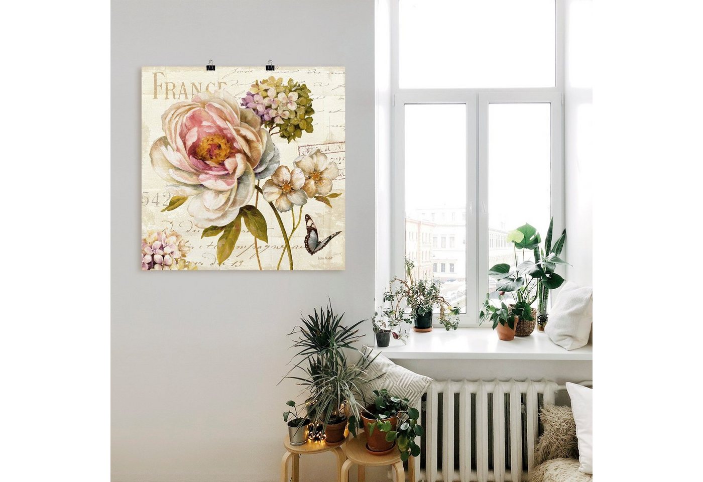 Artland Wandbild »Blumen III«, Blumen (1 Stück), in vielen Größen & Produktarten -Leinwandbild, Poster, Wandaufkleber / Wandtattoo auch für Badezimmer geeignet-kaufen