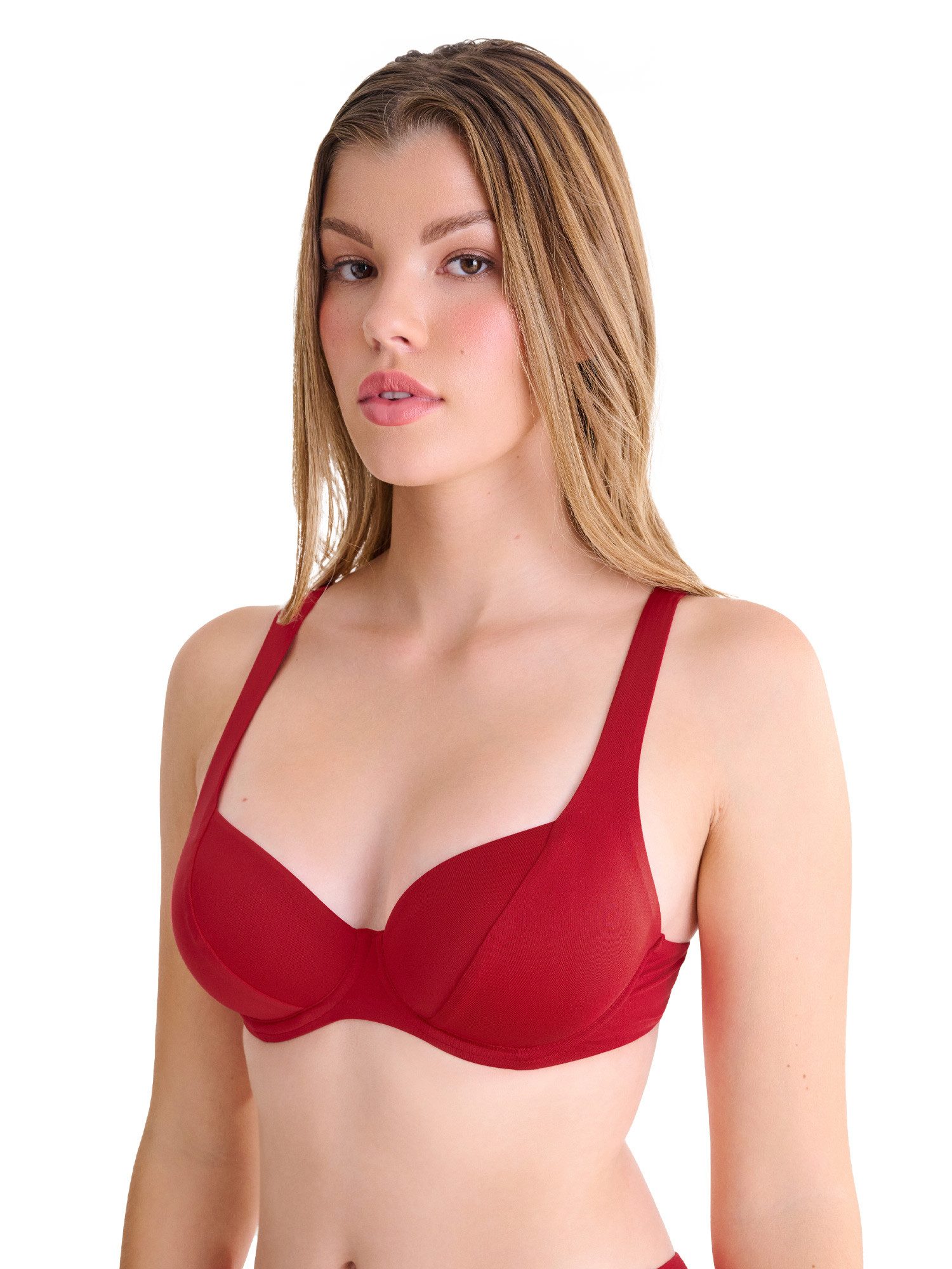 Lisca Balconette-Bikini-Top Bikini-Oberteil mit Bügel Portofino (Stück, 1-St), unwattierte Cups, Clean-Chic Uni Color