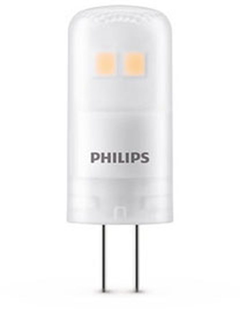 Philips Hue LED-Leuchtmittel LED Standard Brenner 10W G4 warmweiß nicht dimmbar 2er Pack, G4