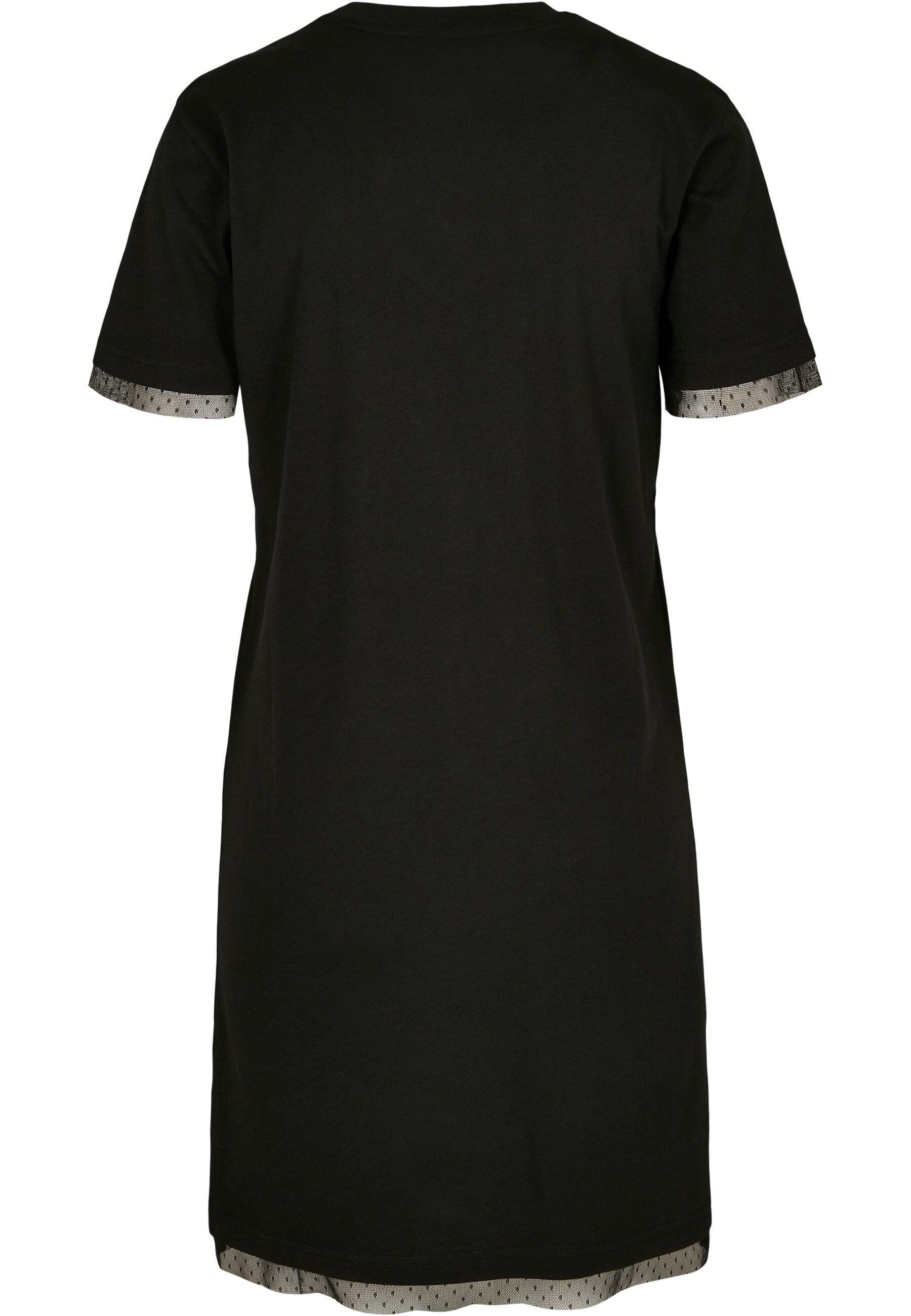 URBAN CLASSICS Shirtkleid Urban Classics Damen Ladies Boxy Lace Hem Tee Dre günstig online kaufen