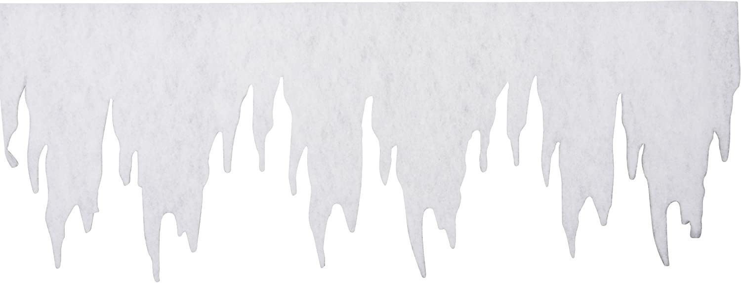 Erwin Hennecken GmbH Fensterdekoration Winterdeko 9,8 Meter Eiszapfen-Girla günstig online kaufen