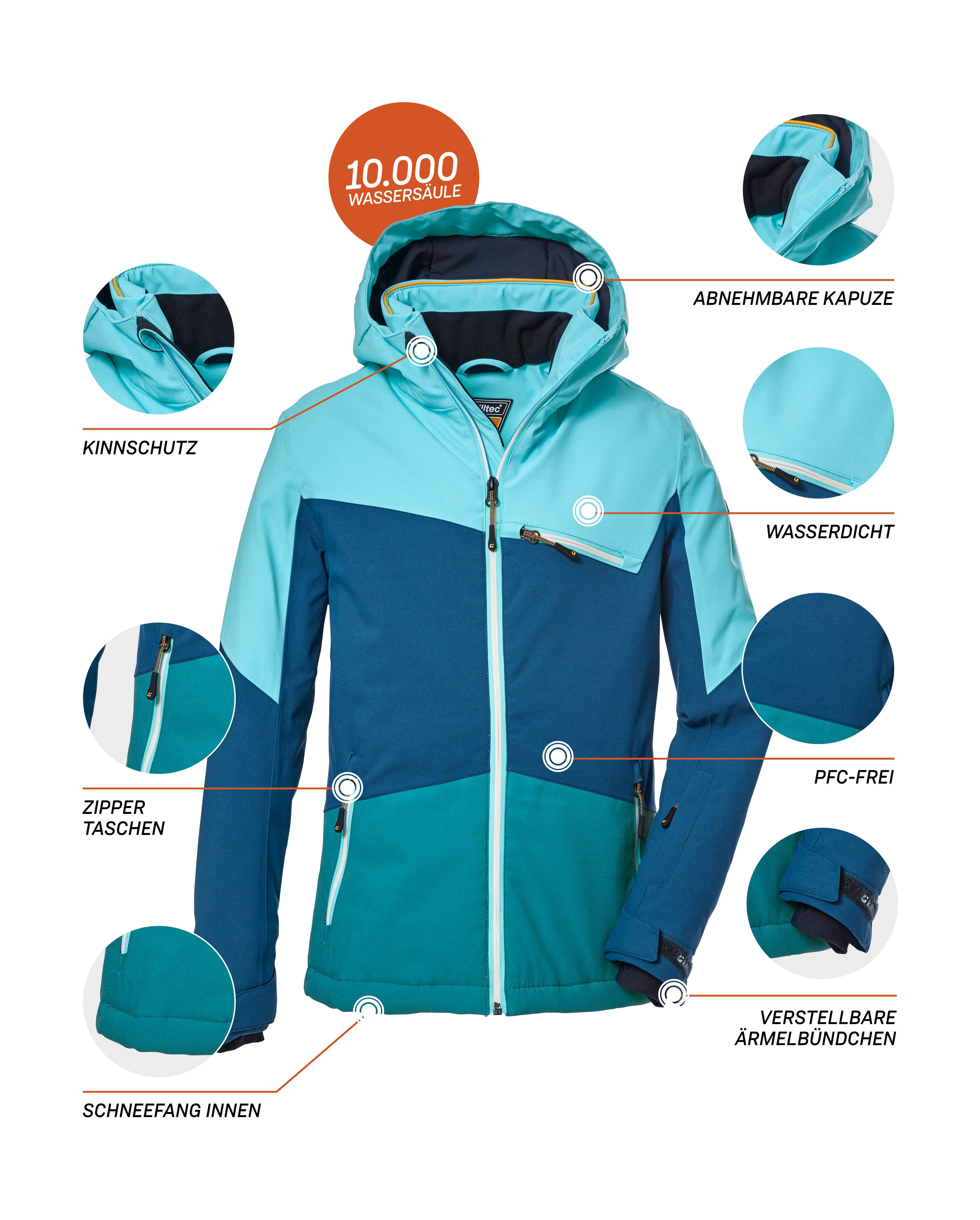 GRLS JCKT Killtec Skijacke 182 KSW SKI helltürkis