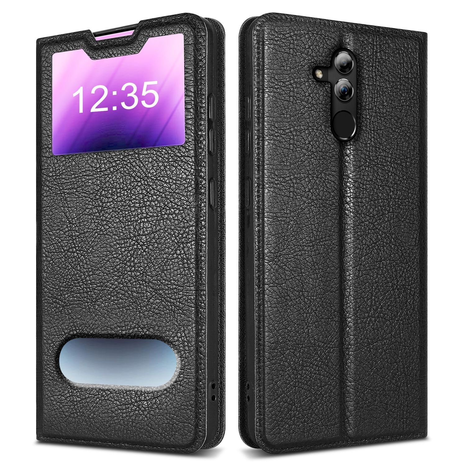 Cadorabo Handyhülle für Huawei MATE 20 LITE Hülle Huawei MATE 20 LITE, Klappbare Handy Schutzhülle - Hülle - mit Standfunktion und Kartenfach
