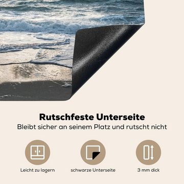 MuchoWow Herdblende-/Abdeckplatte Meer - Wolken - Deutschland, Vinyl, (1 tlg), 59x52 cm, Ceranfeldabdeckung für die küche, Induktionsmatte