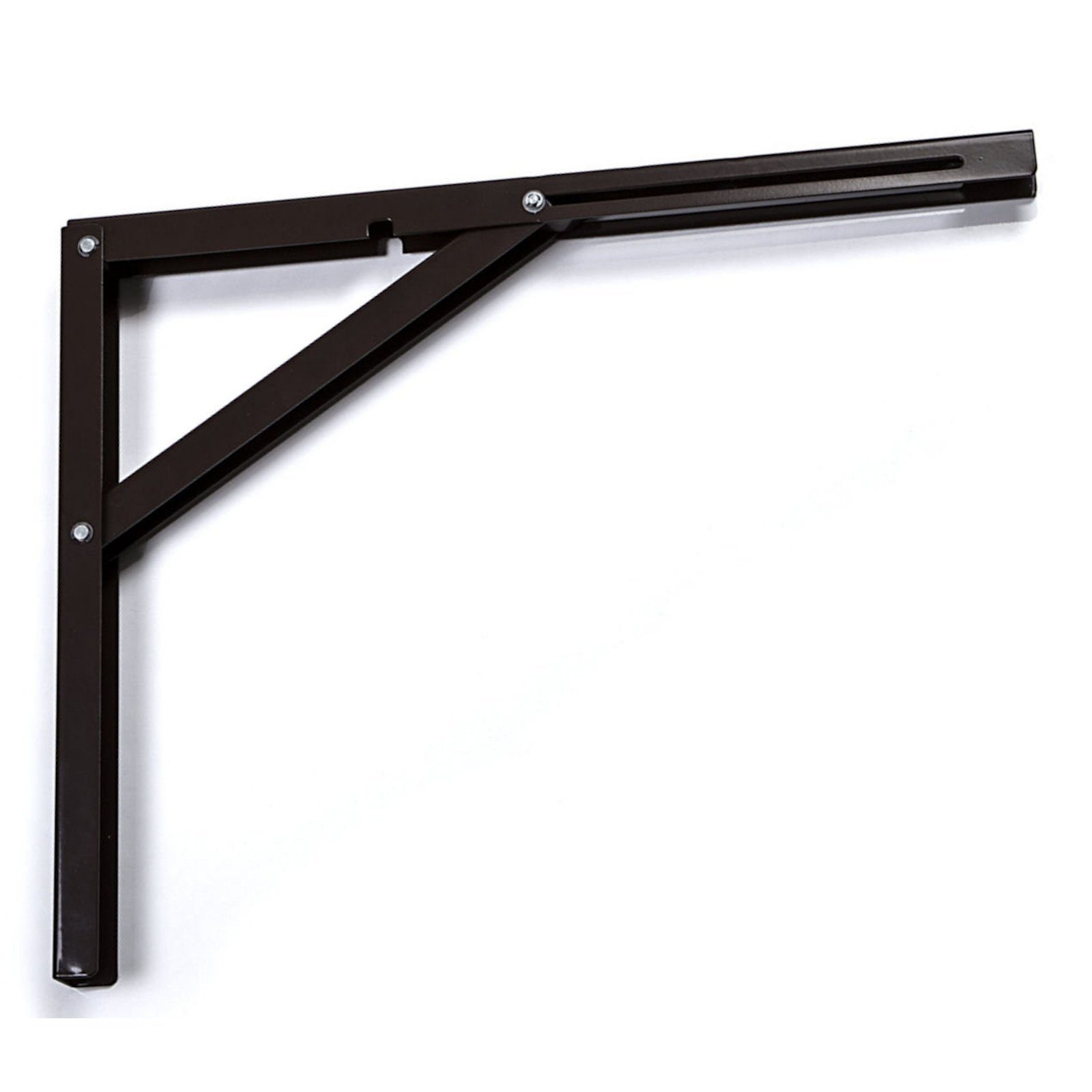 SO-TECH® Wandregalhalter Klappkonsole Länge 390 mm / Höhe 300 mm Tragkraft 120 kg (pro Paar), 1-tlg. Braun