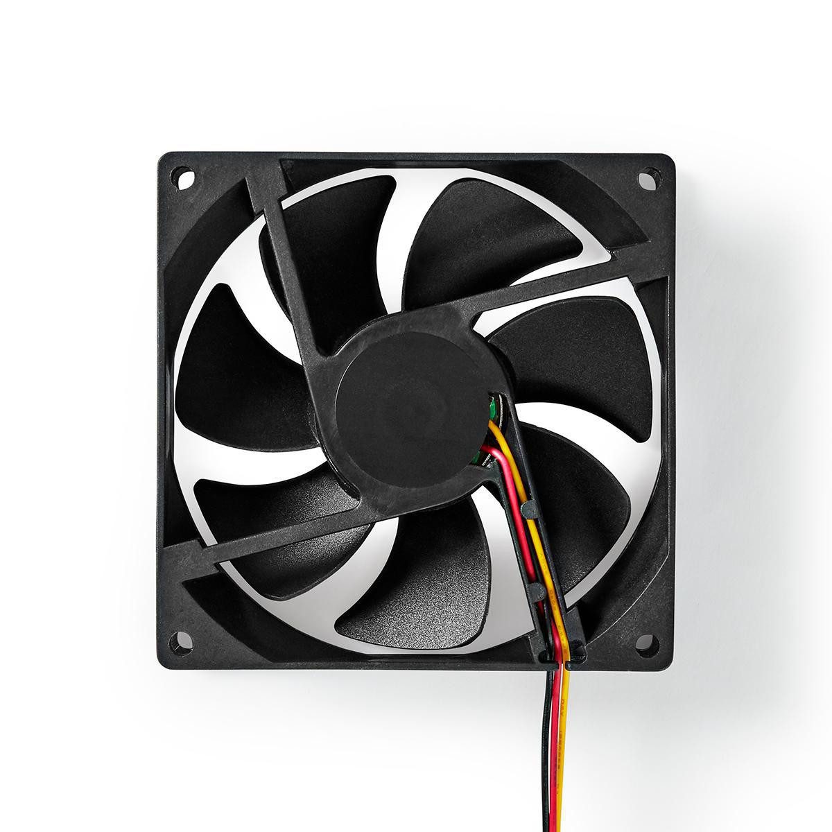 Nedis Gehäuselüfter DCFAN9225BK, Lüfter, Warnsystem, für effektive Kühlung und Schutz vor Überhitzung