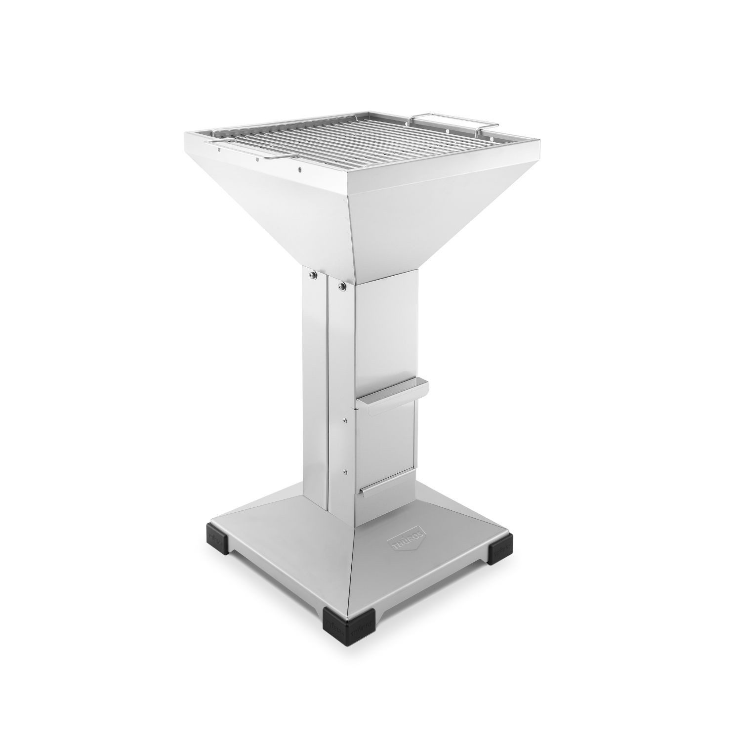 Thüros Holzkohlegrill Thüros T3 Säulengrill Grillfläche 42 x 42 cm mit Standfuß