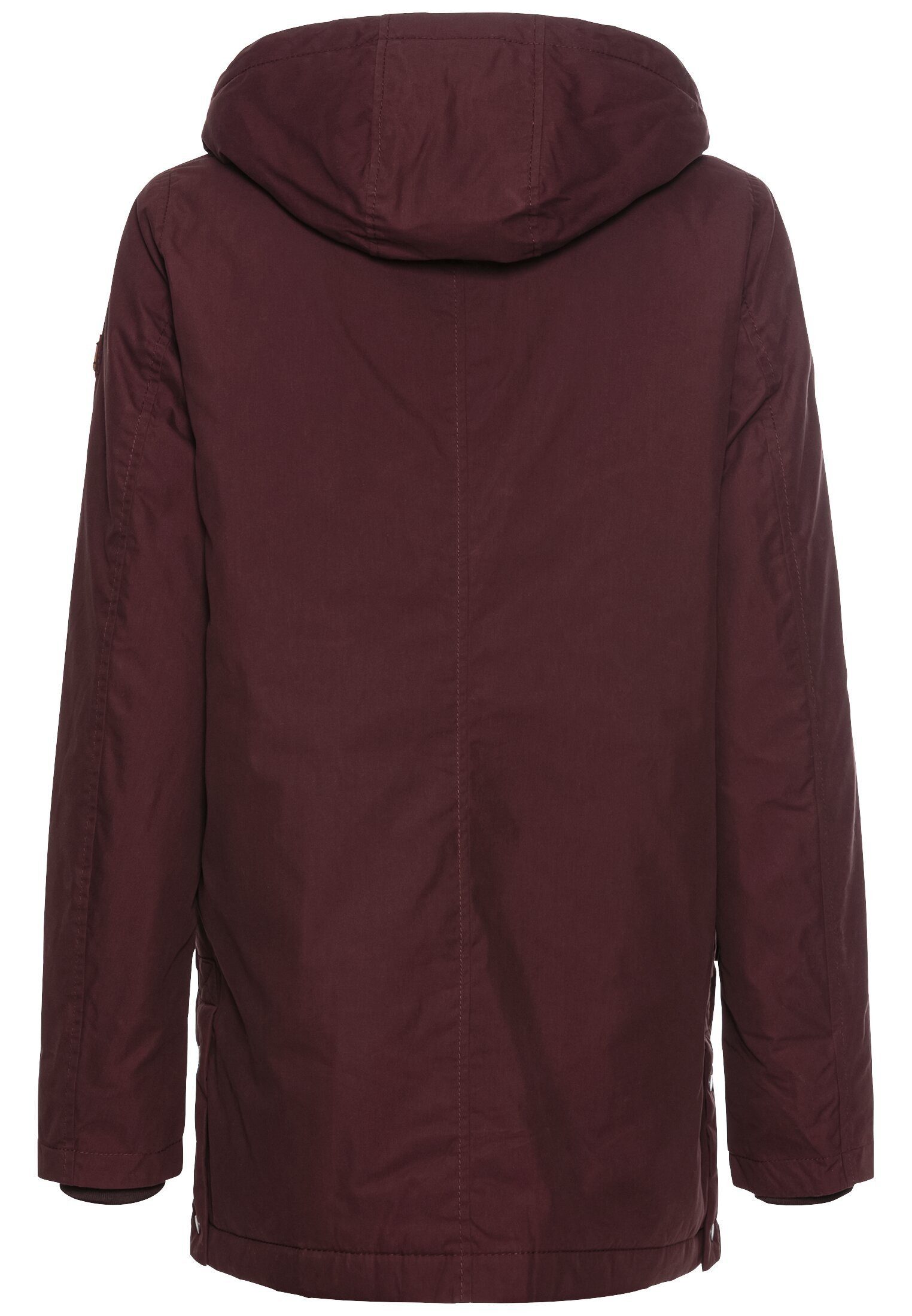 camel active Parka Wachsjacke mit abnehmbarer Kapuze günstig online kaufen