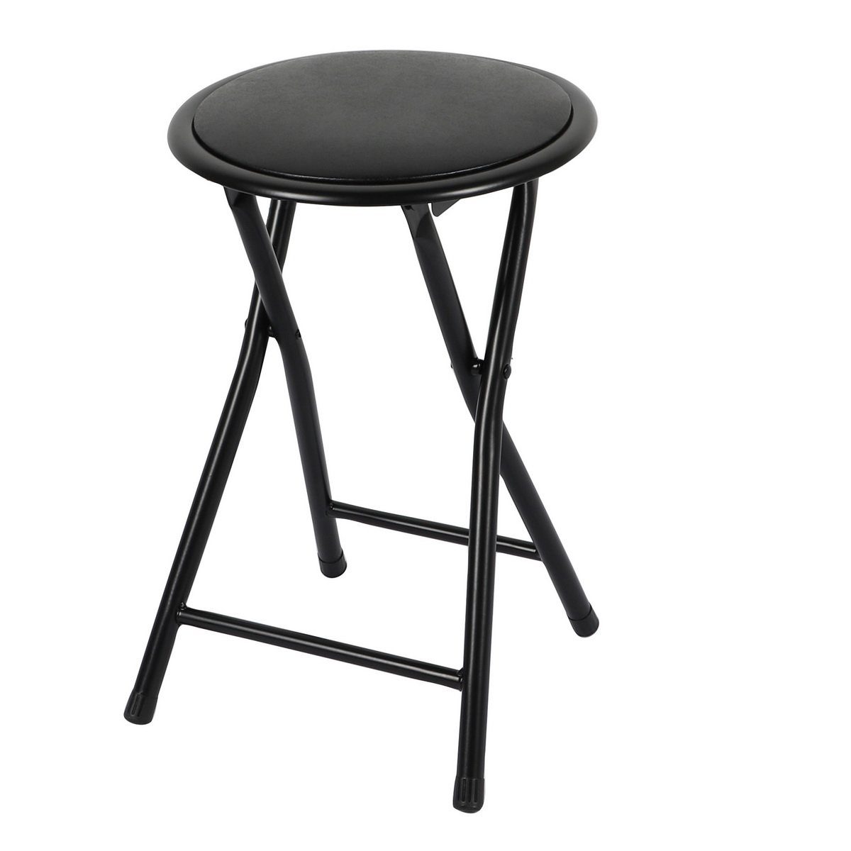 Urban Living Hocker Klapphocker Hocker Klappstuhl (Schwarz), belastbar bis günstig online kaufen