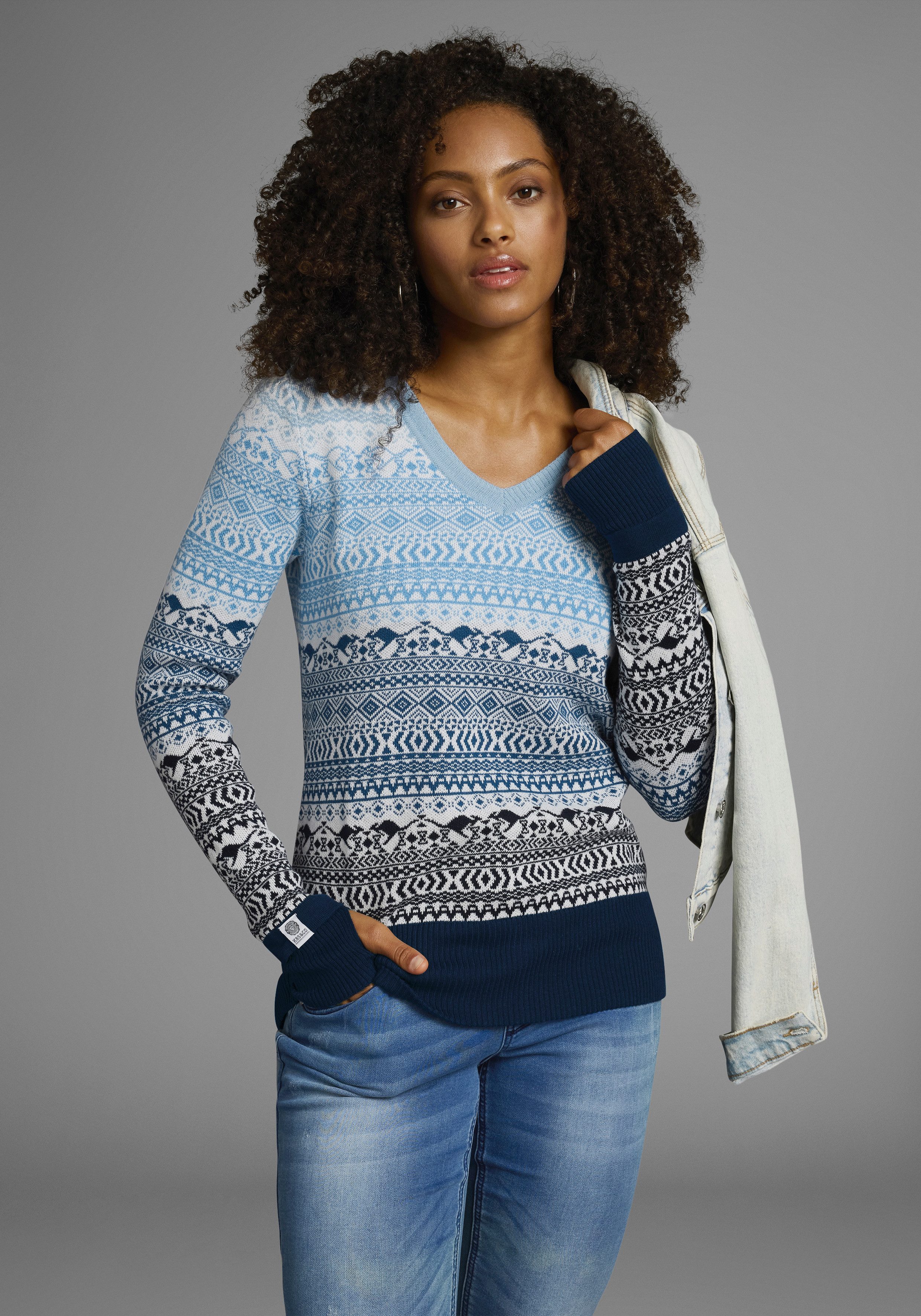 Jacquardpullover