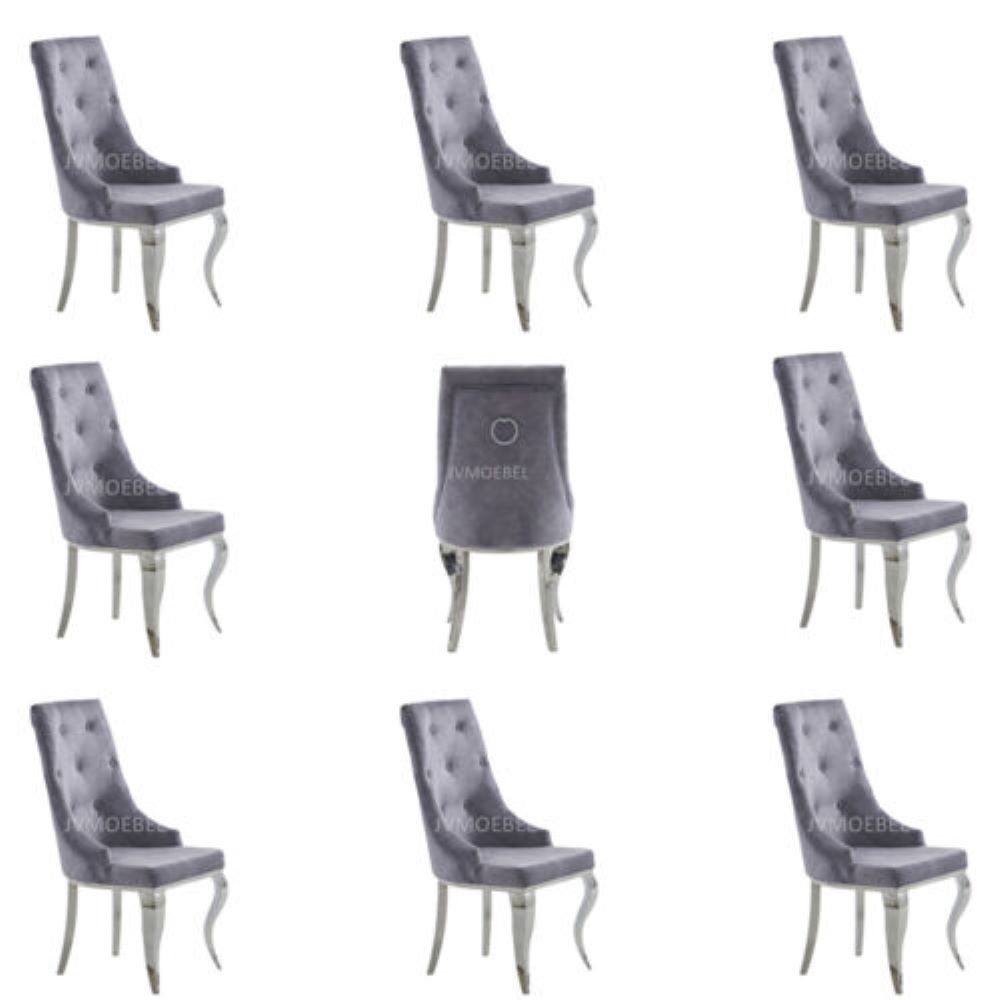 JVmoebel Stuhl Design 8x St), Gruppe Esszimmer Made Stühle in Set (8 Modern Sessel Europa Stuhl Luxus