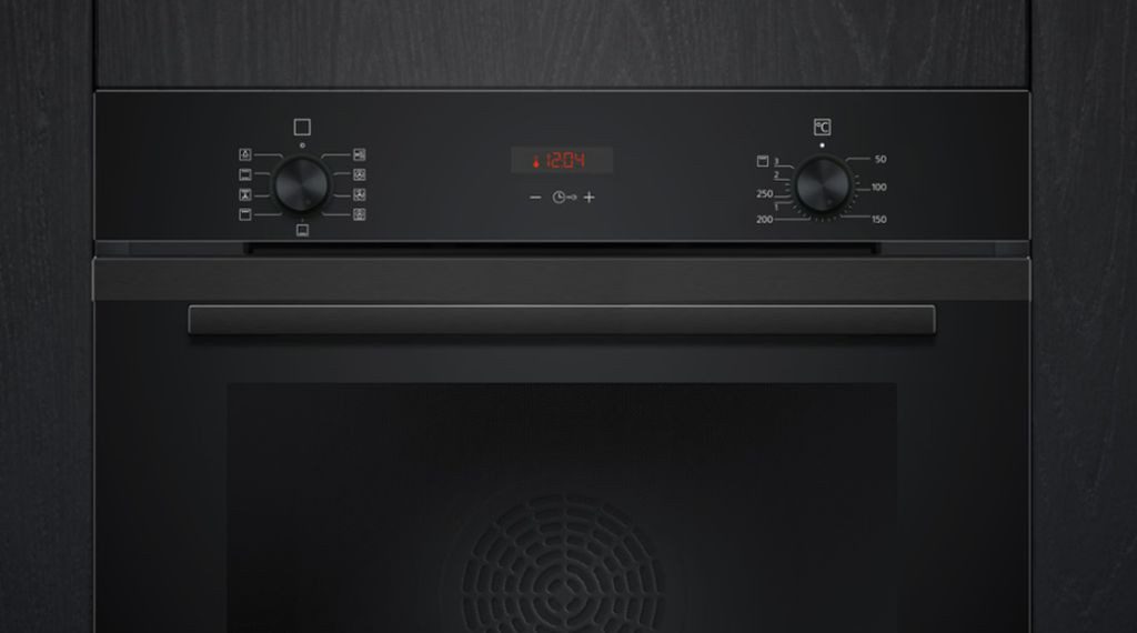SIEMENS Backofen-Set Teleskopauszug Hydrolyse 3DHeißluft + Candy Induktionskochfeld Booster, mit 1-fach Teilauszug, Hydrolyse – Bild 5 von 5
