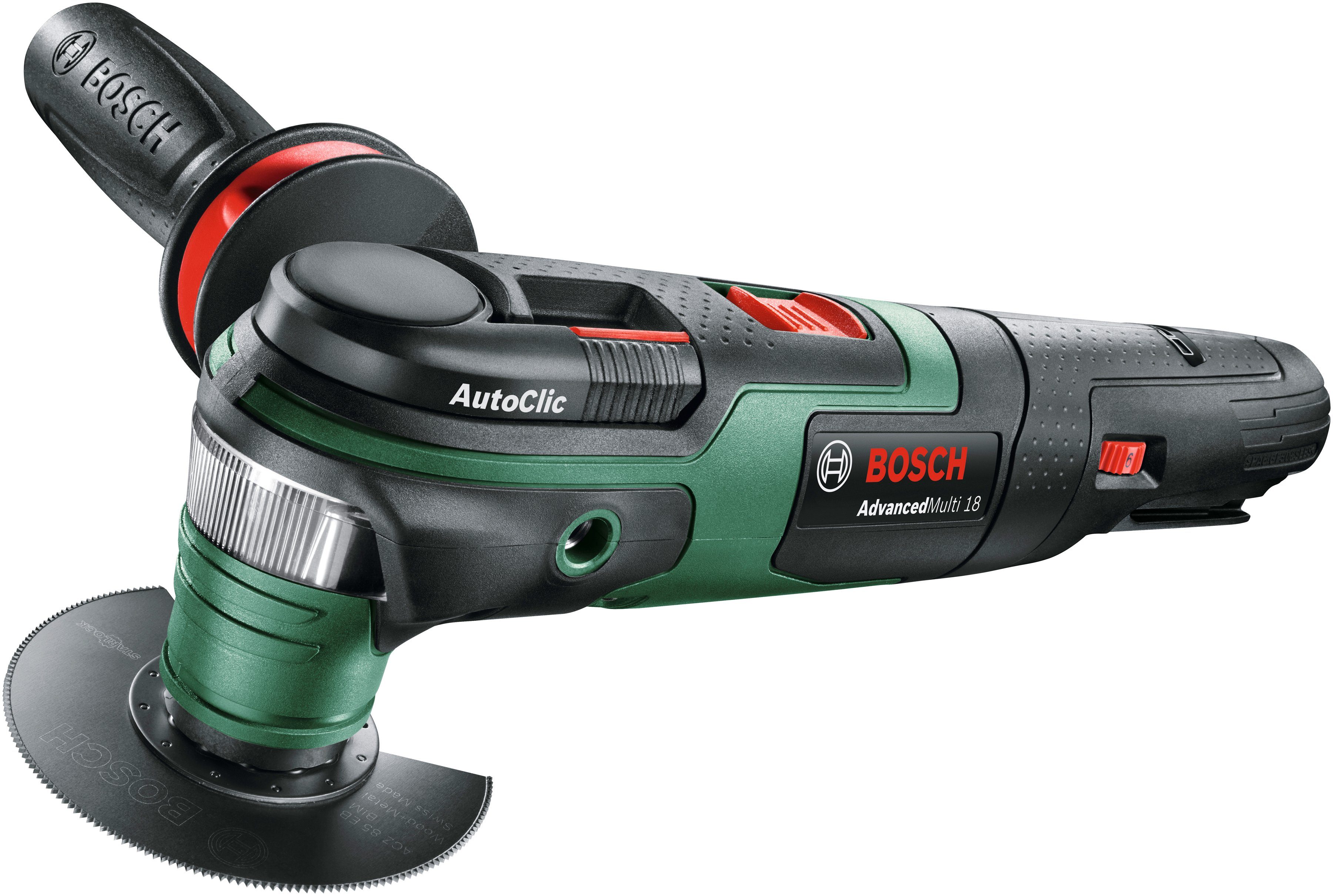 Bosch Home & Garden Akku-Multifunktionswerkzeug AdvancedMulti 18, 18 V, Set, 18 V, ohne Akku