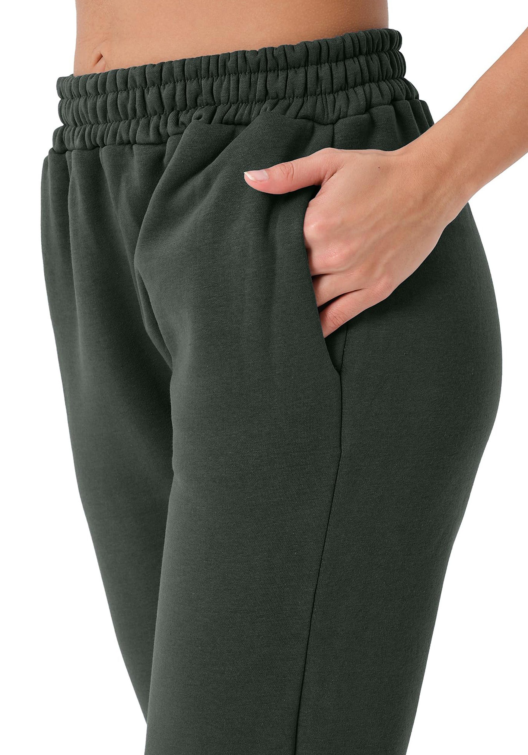 Smith & Solo Jogginghose Jogginghose Damen Winter, Sporthose Premium Sweathose (1-tlg) Baumwolle