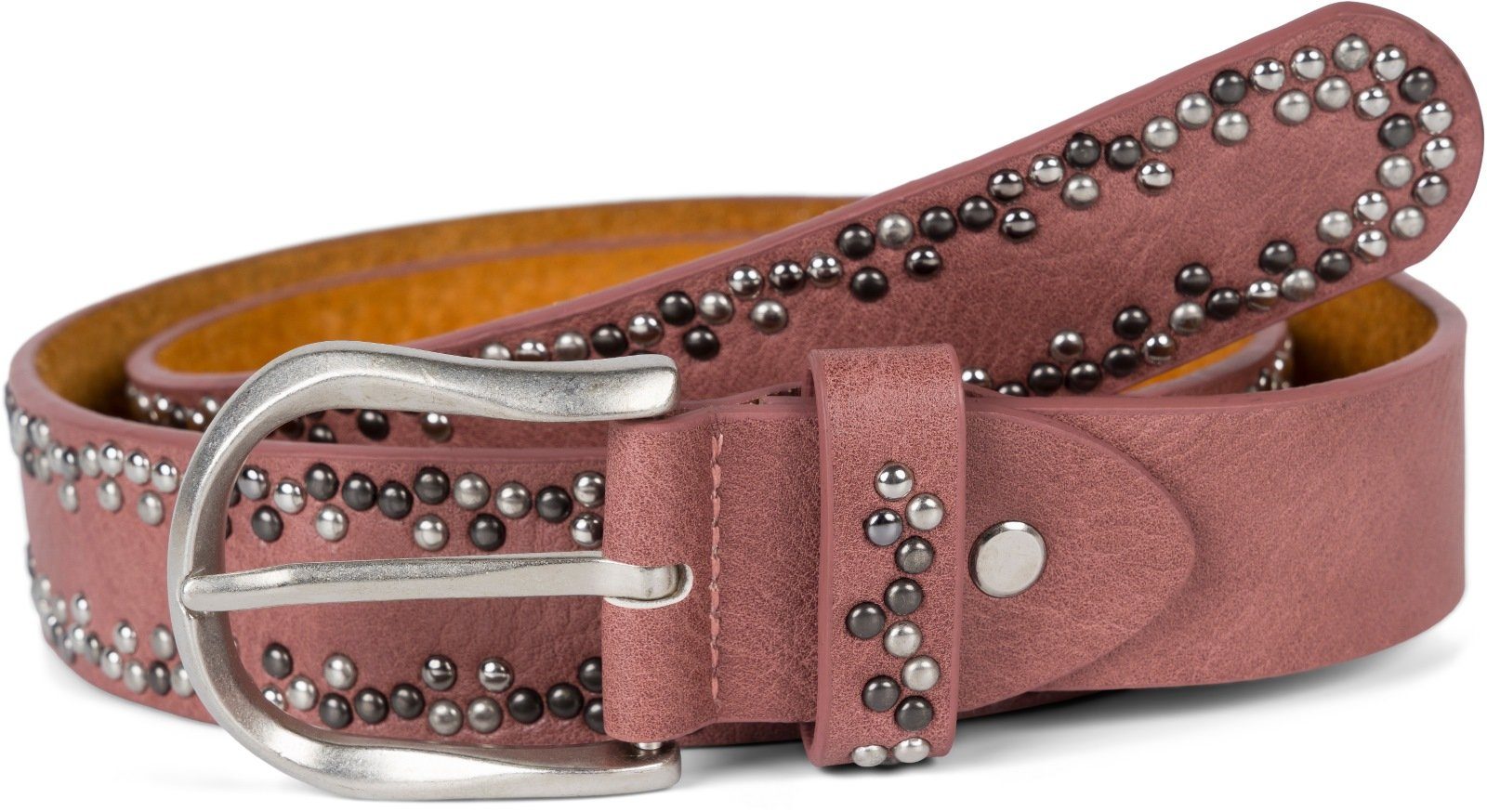 styleBREAKER Nietengürtel Gürtel mit kleinen Nieten günstig online kaufen