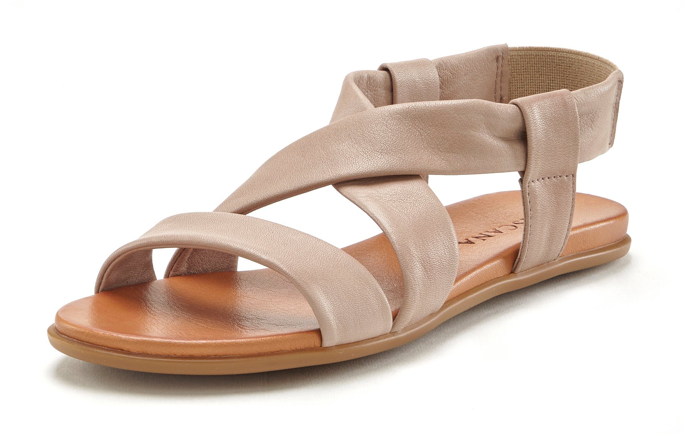 LASCANA Sommerschuh Sandale aus Leder mit günstig online kaufen