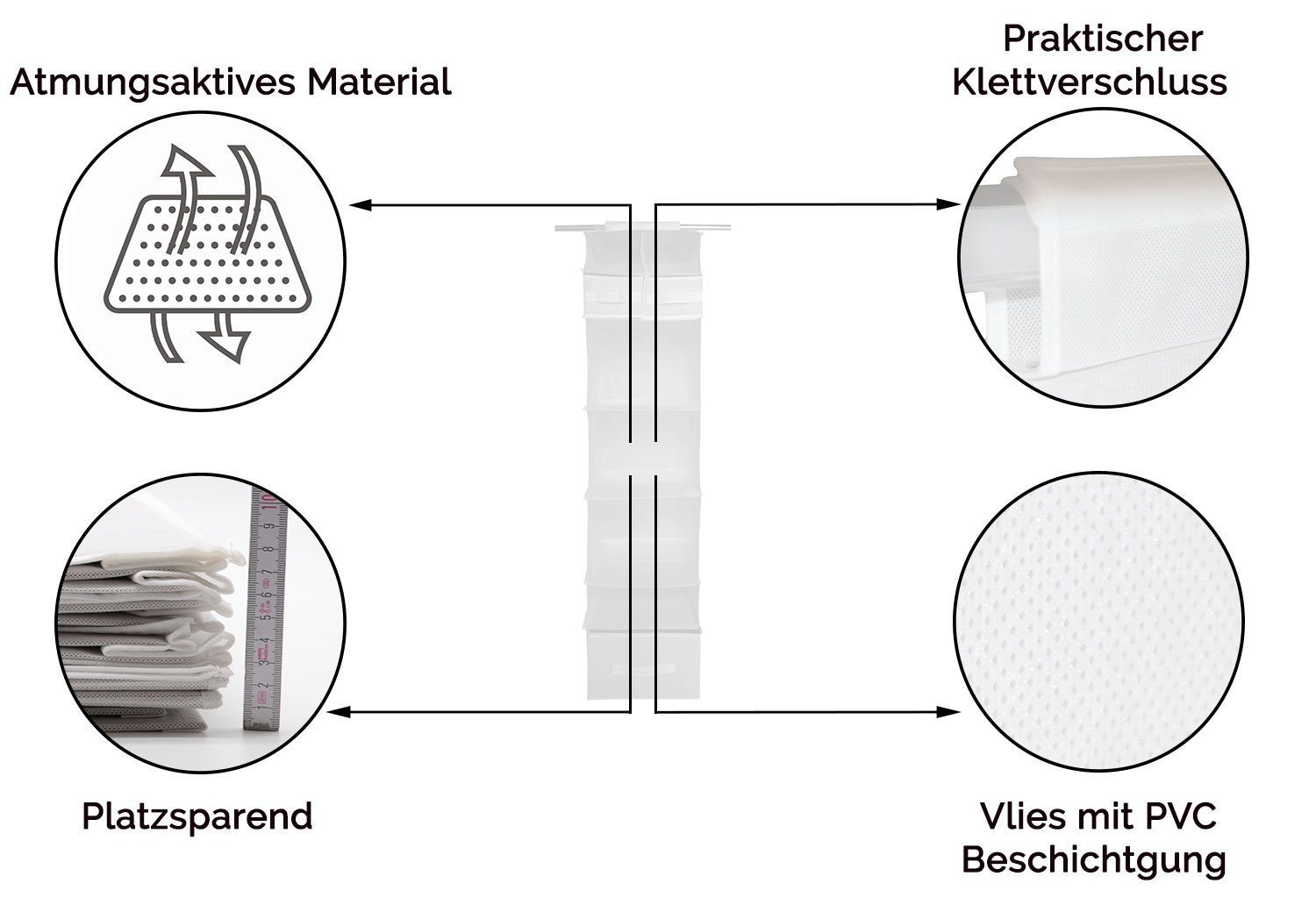 ZOLLNER24 Hängeregal, 30x30x115 günstig online kaufen