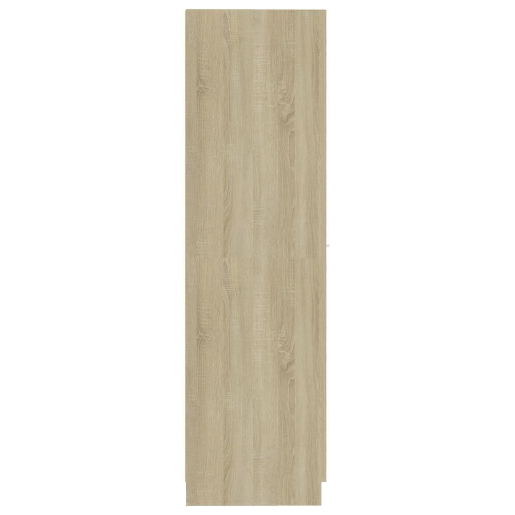 Fächerschrank cm Sonoma Apothekerschrank Eiche Holzwerkstoff (1-St) vidaXL Sonoma-Eiche 30x42,5x150