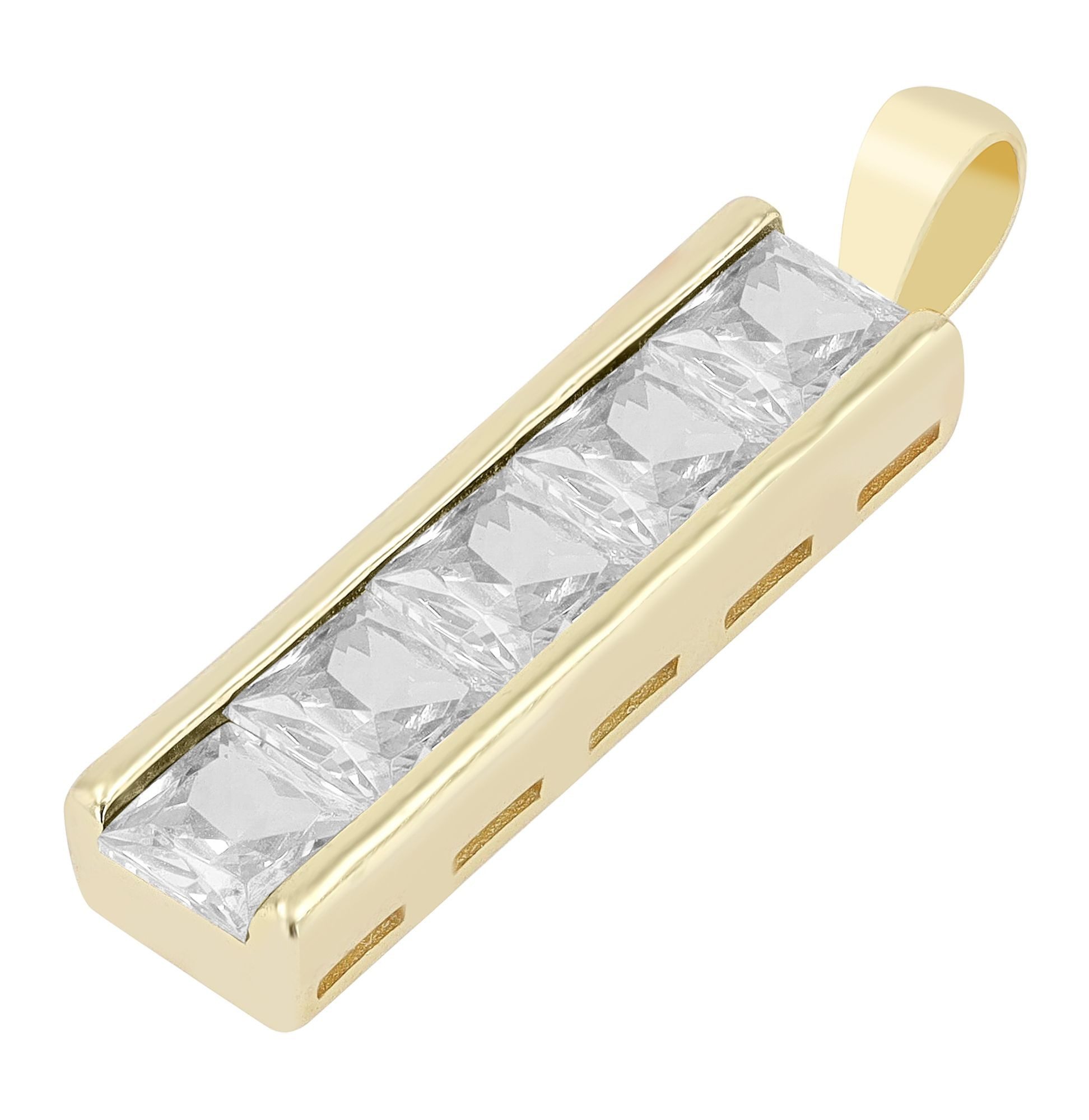 Kettenanhänger Anhänger aus 925 Silber mit Zirkonia